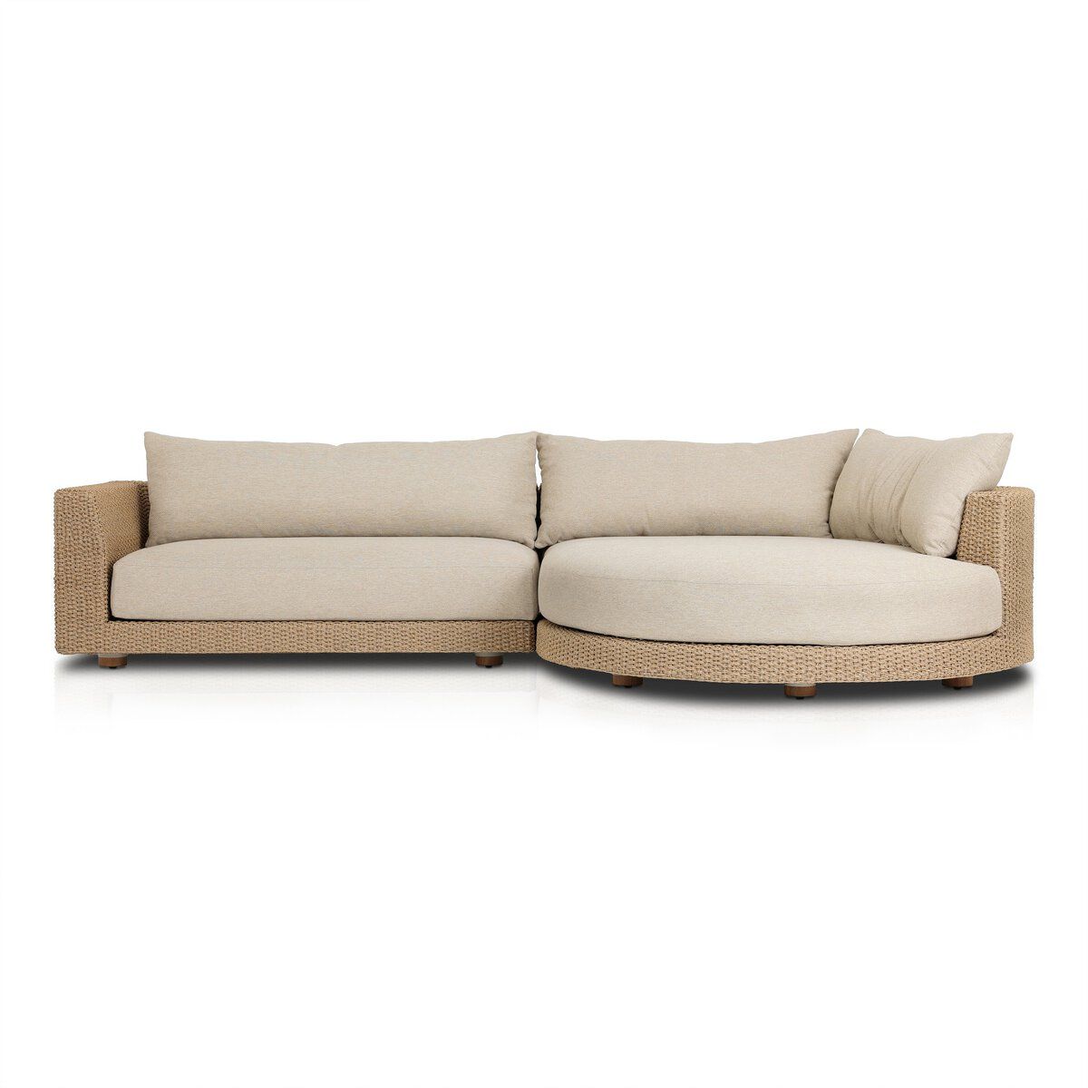Sylvan Outdoor 2pc Sectional W/chaise