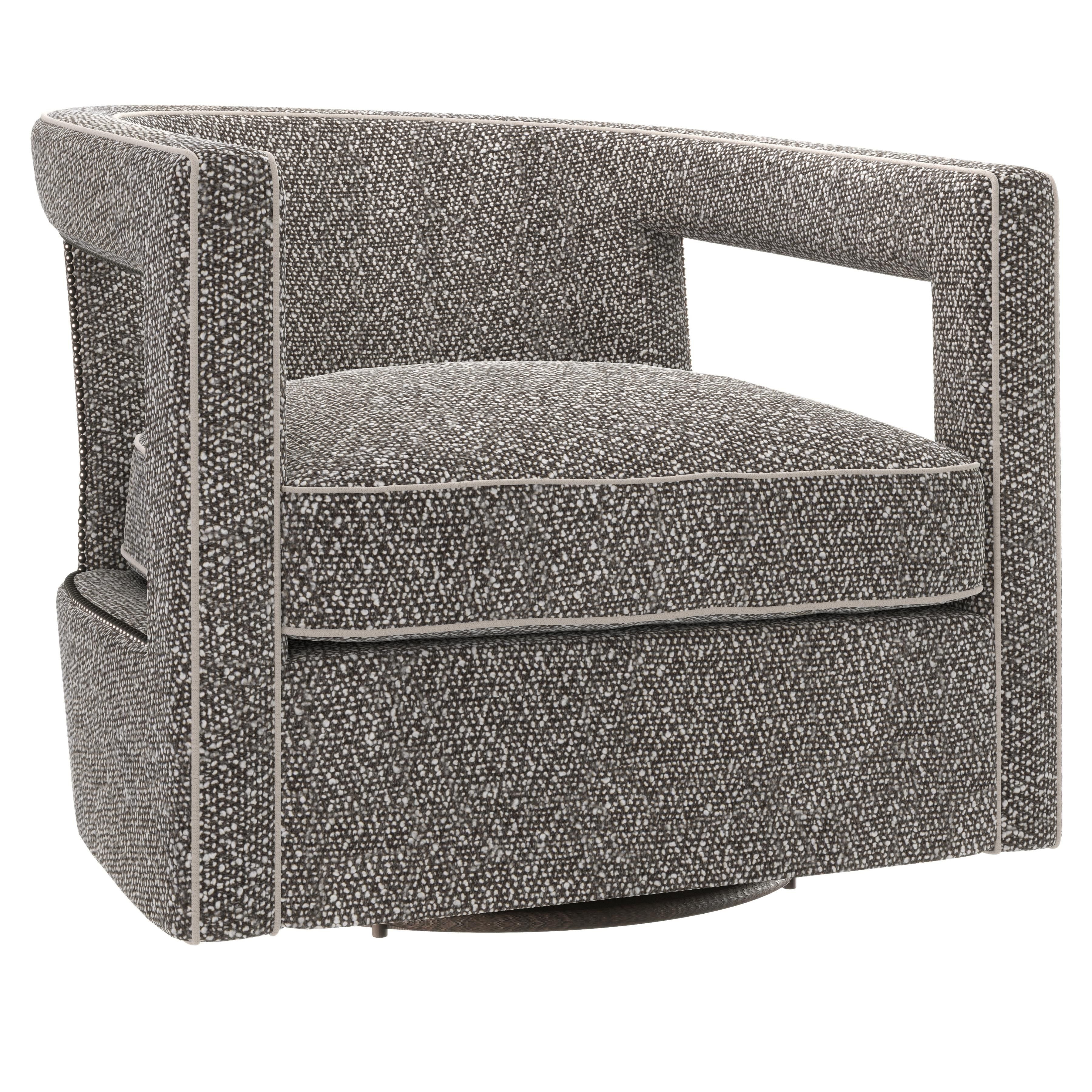 Bernhardt Alana Fabric Swivel Chair