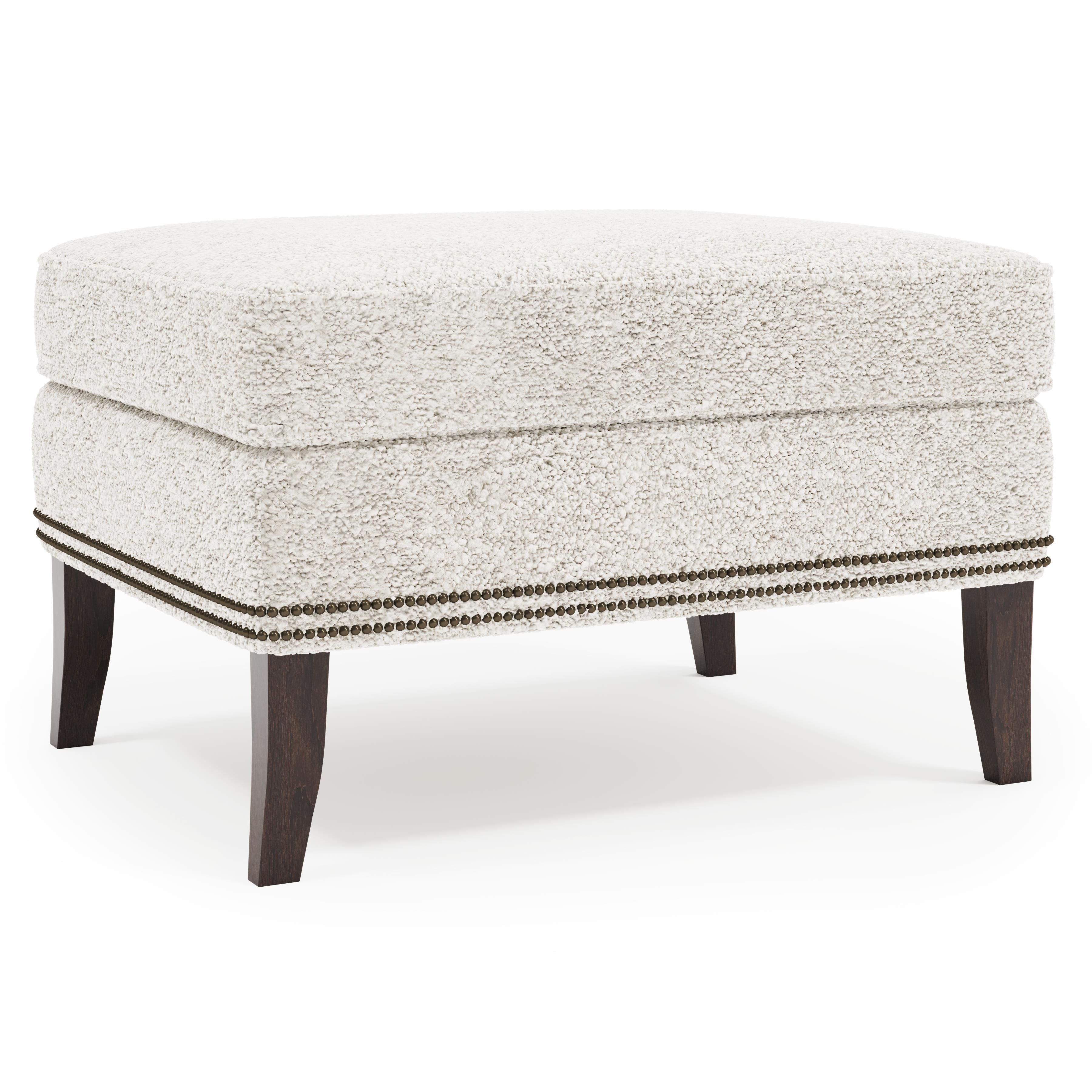 Bernhardt Furniture – Kingston Fabric Ottoman