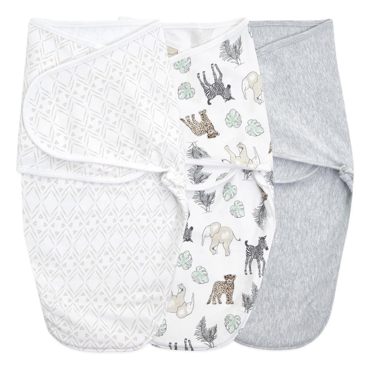 Essentials Easy Swaddle Wrap Quick Change 3 Pack Tog 1.0
