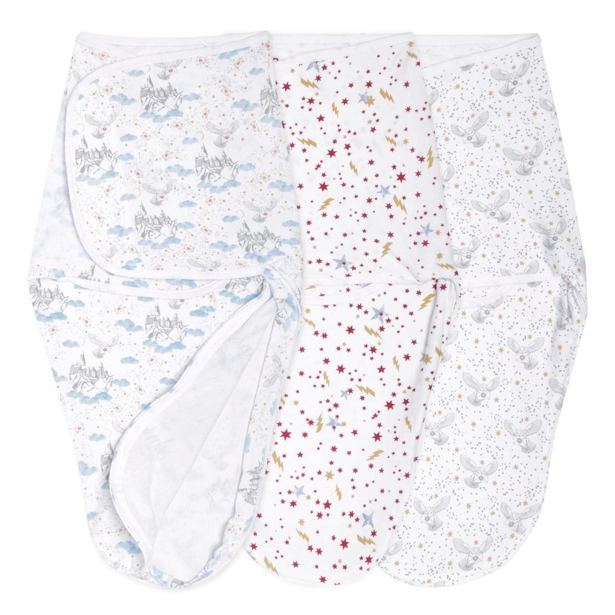 Essentials Easy Swaddle Wrap Quick Change 3 Pack Tog 1.0