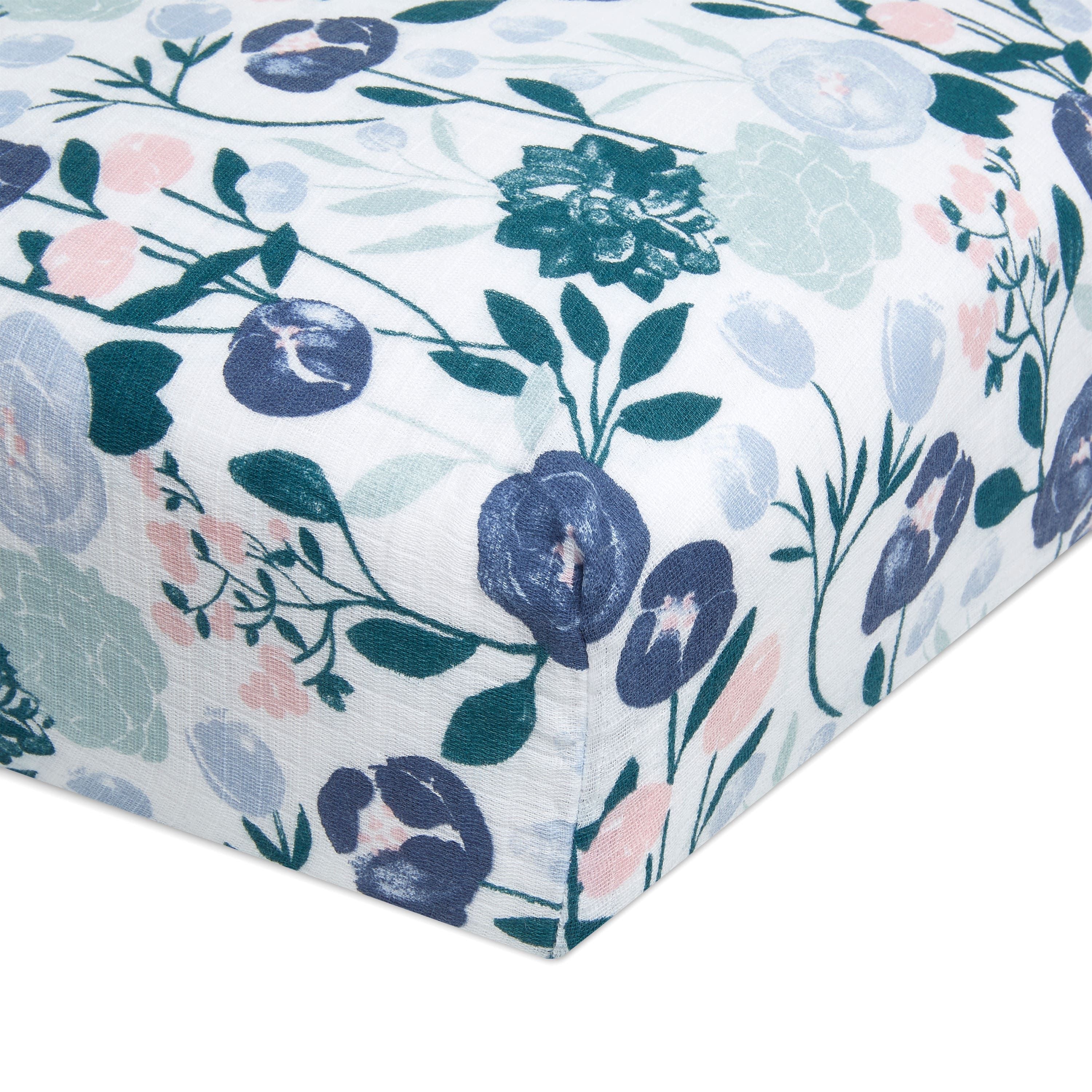 Essentials Cotton Muslin Crib Sheet