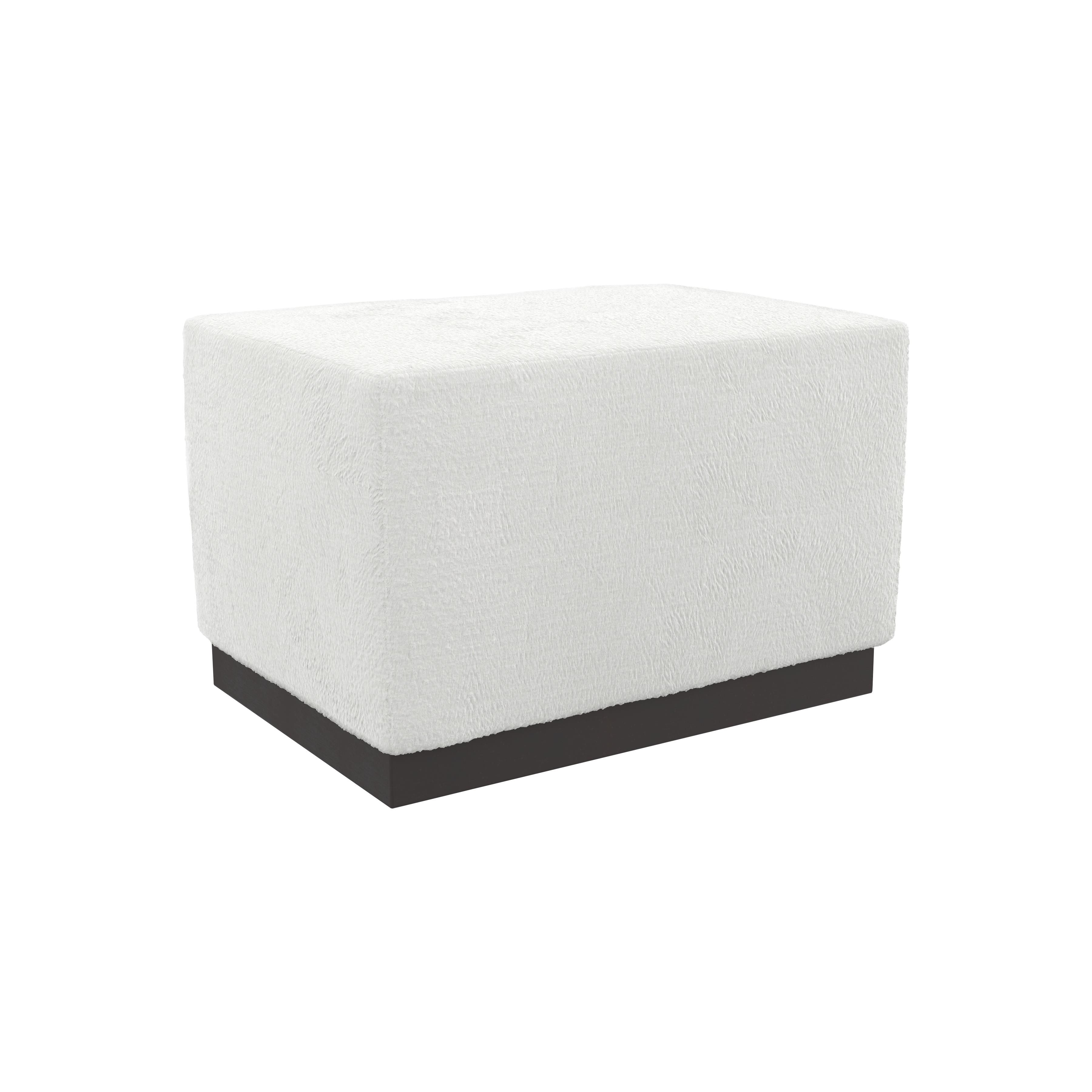 Bernhardt Merino Fabric Cocktail Ottoman