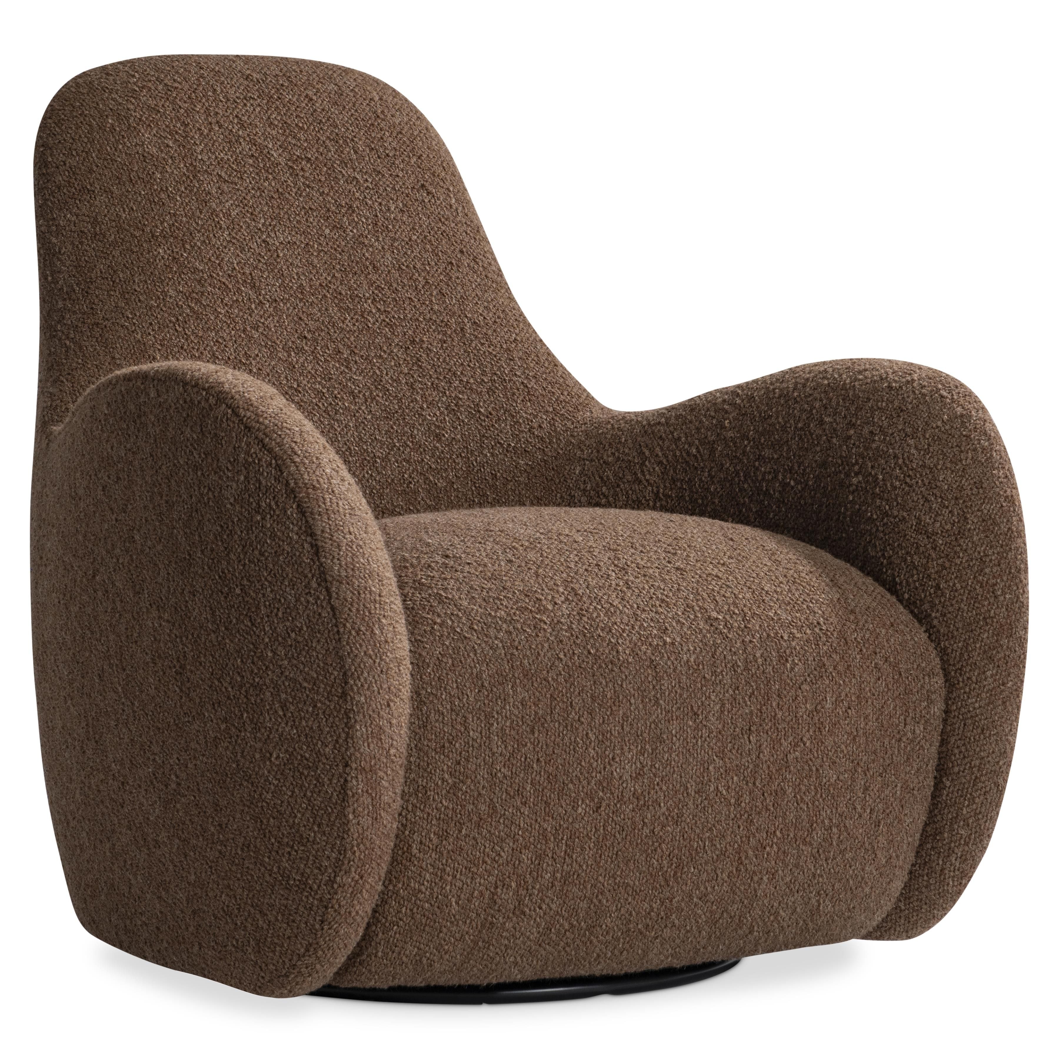 Bernhardt Furniture Tucci Fabric Swivel Chair