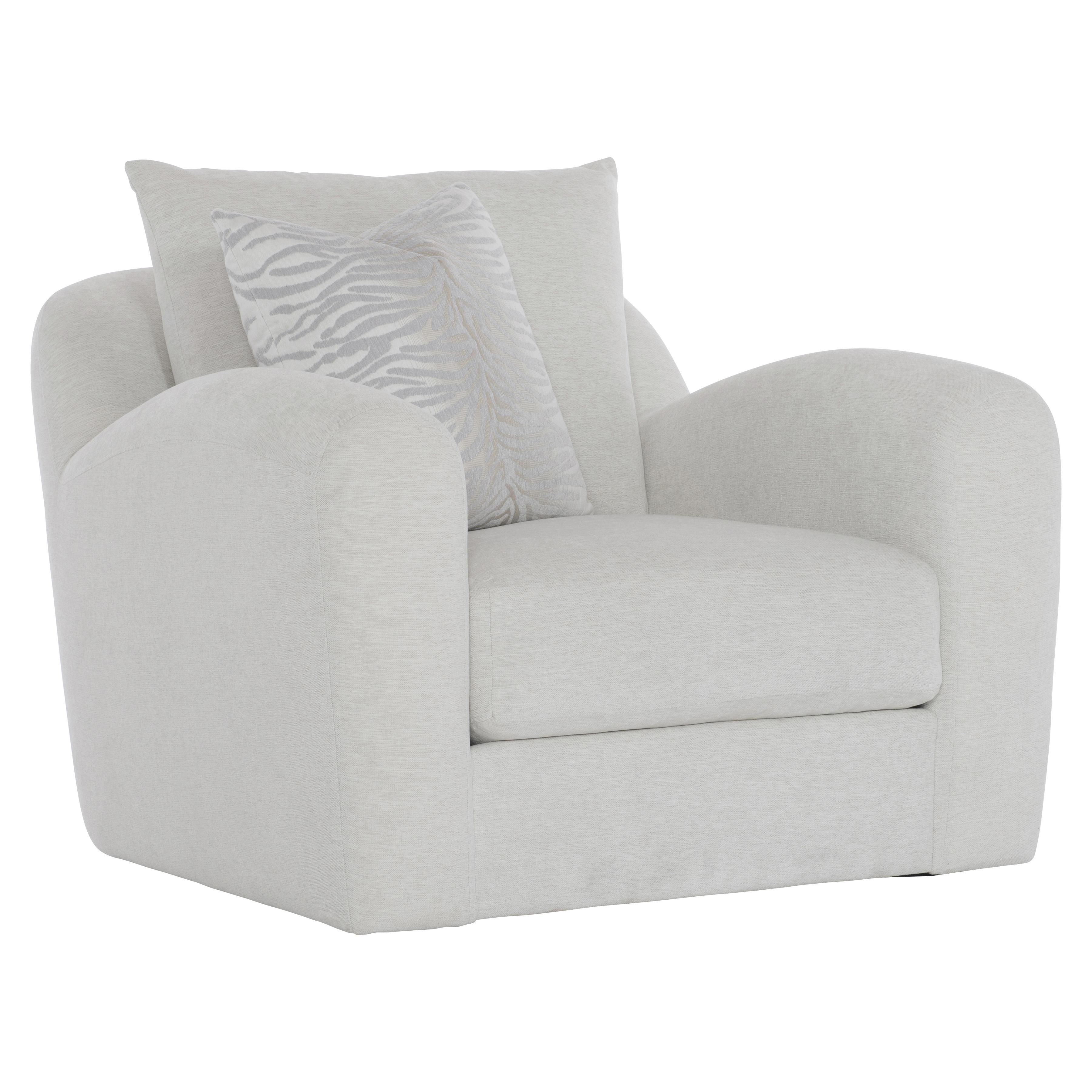 Bernhardt Furniture – Asher Fabric Swivel Chair