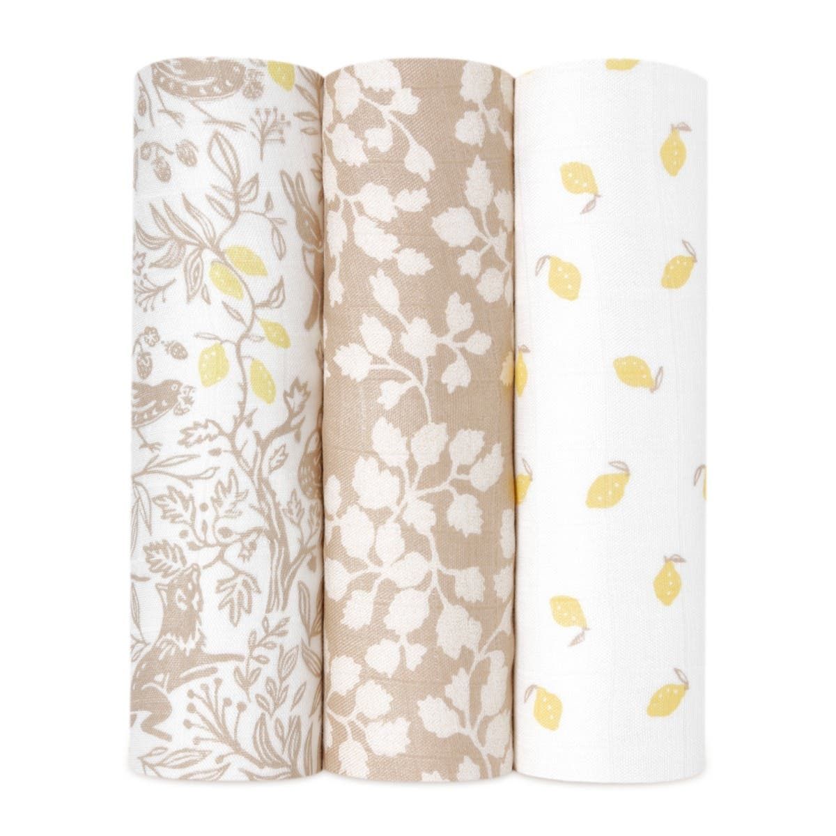Boutique Silky Soft Swaddle Blanket 3 Pack