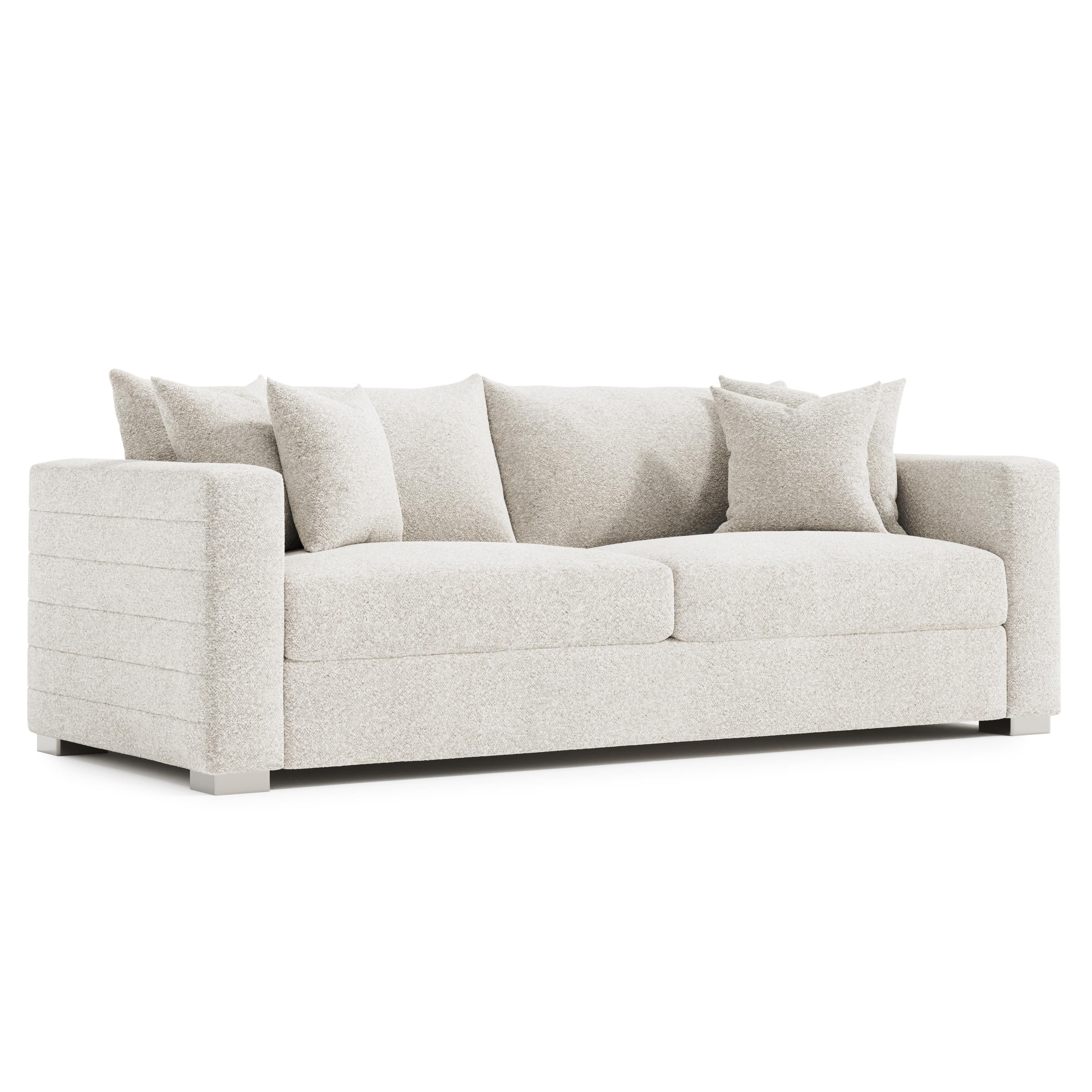 Bernhardt Furniture Helena Fabric Sofa Metal Foot