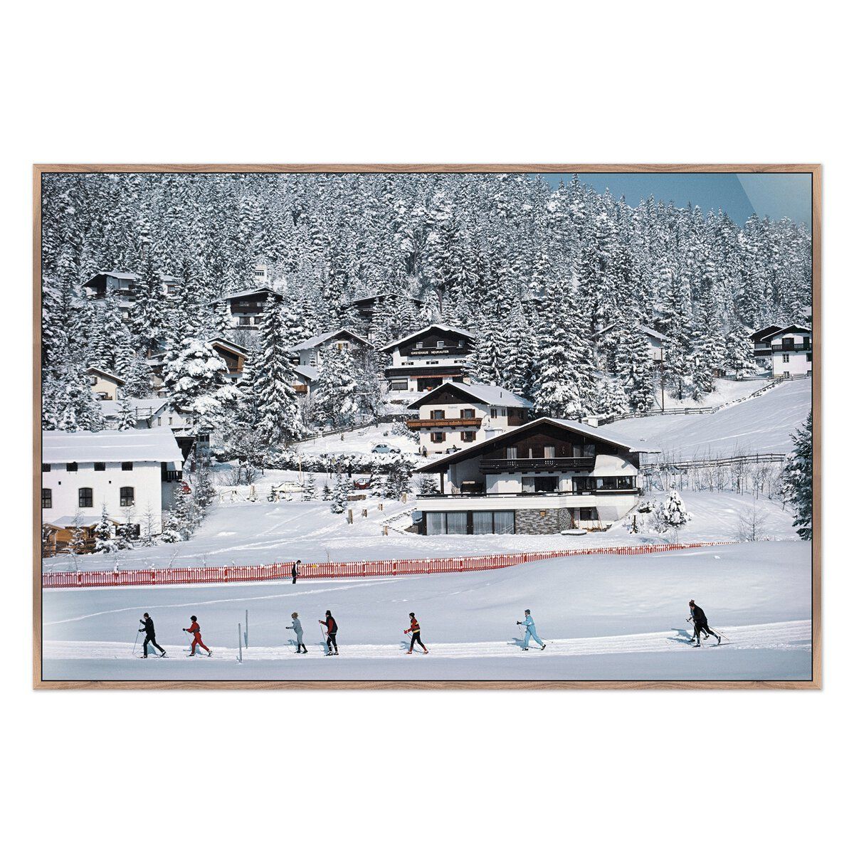 Skiing In Seefeld By Slim Aarons