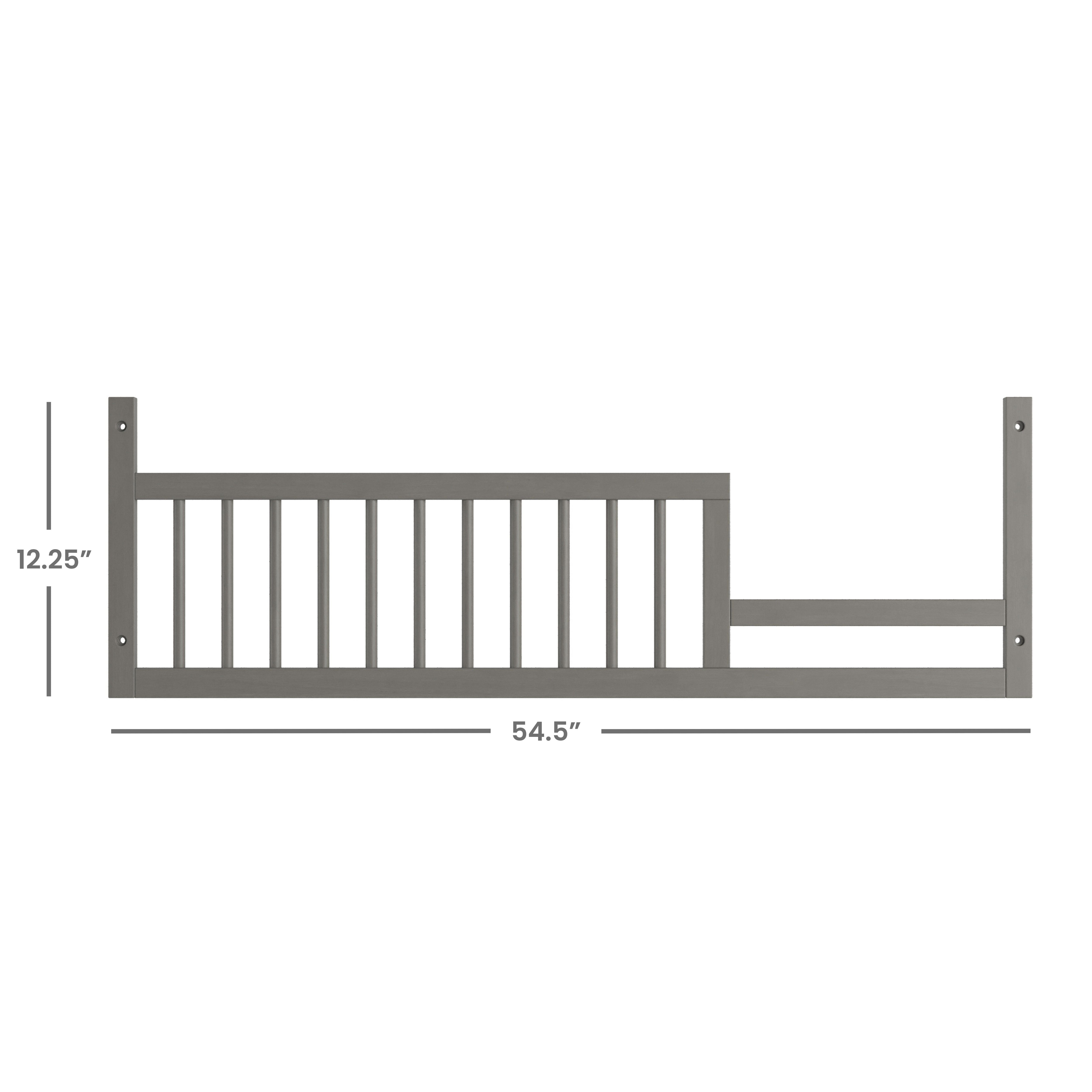 Halo Sleep F09502 Toddler Guard Rail in Lunar Gray