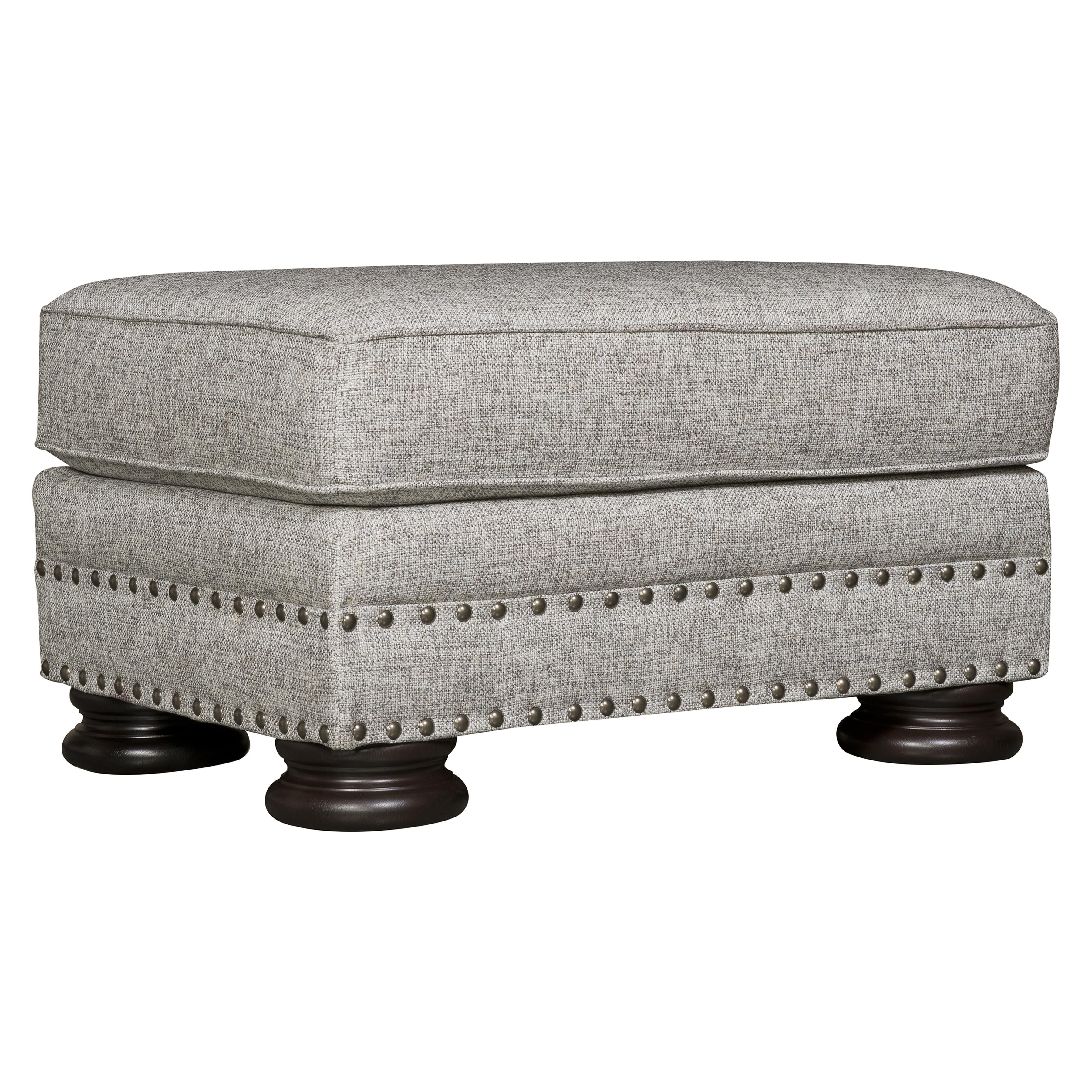 Bernhardt Foster Fabric Ottoman