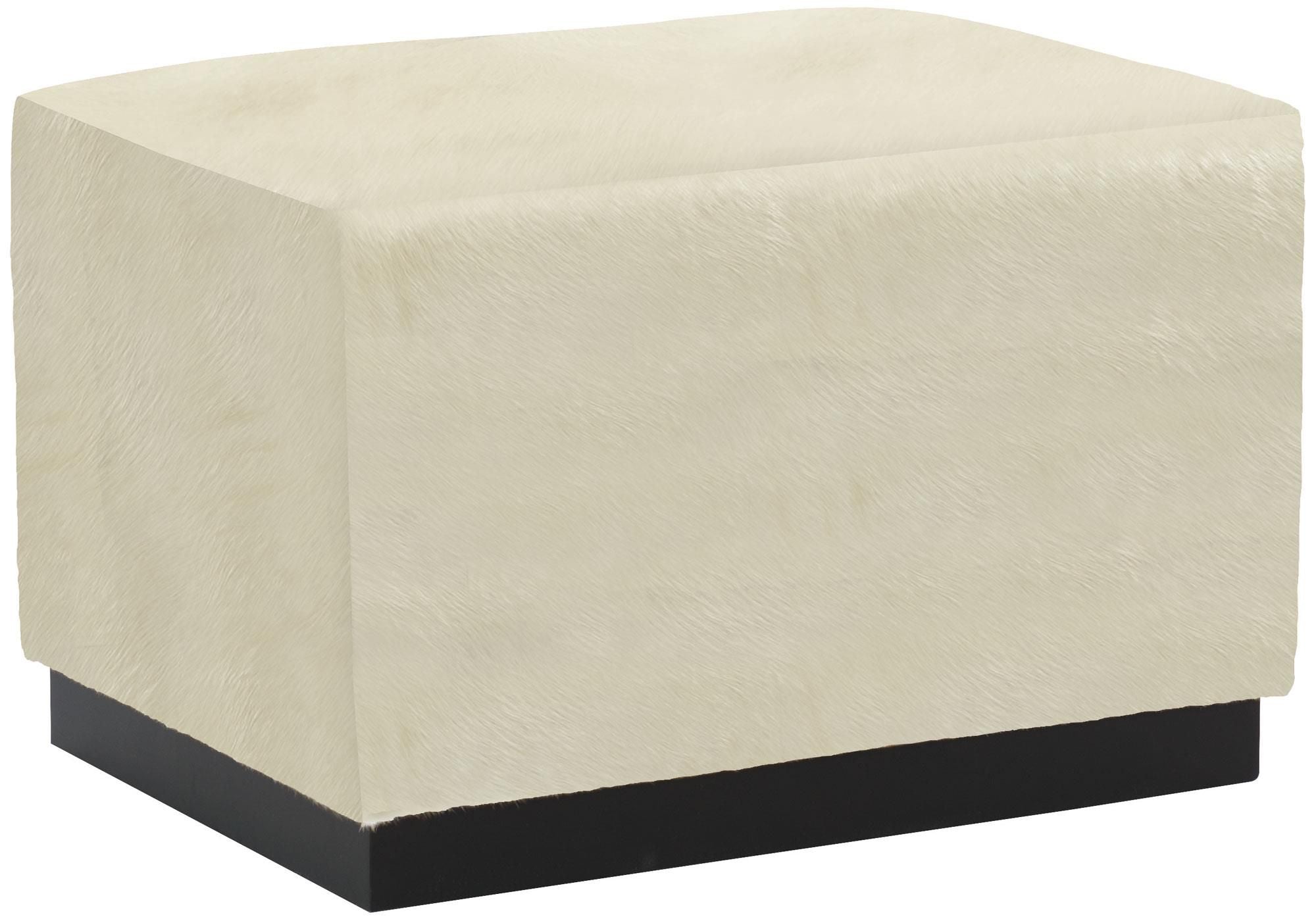Bernhardt Furniture – Merino Leather Ottoman