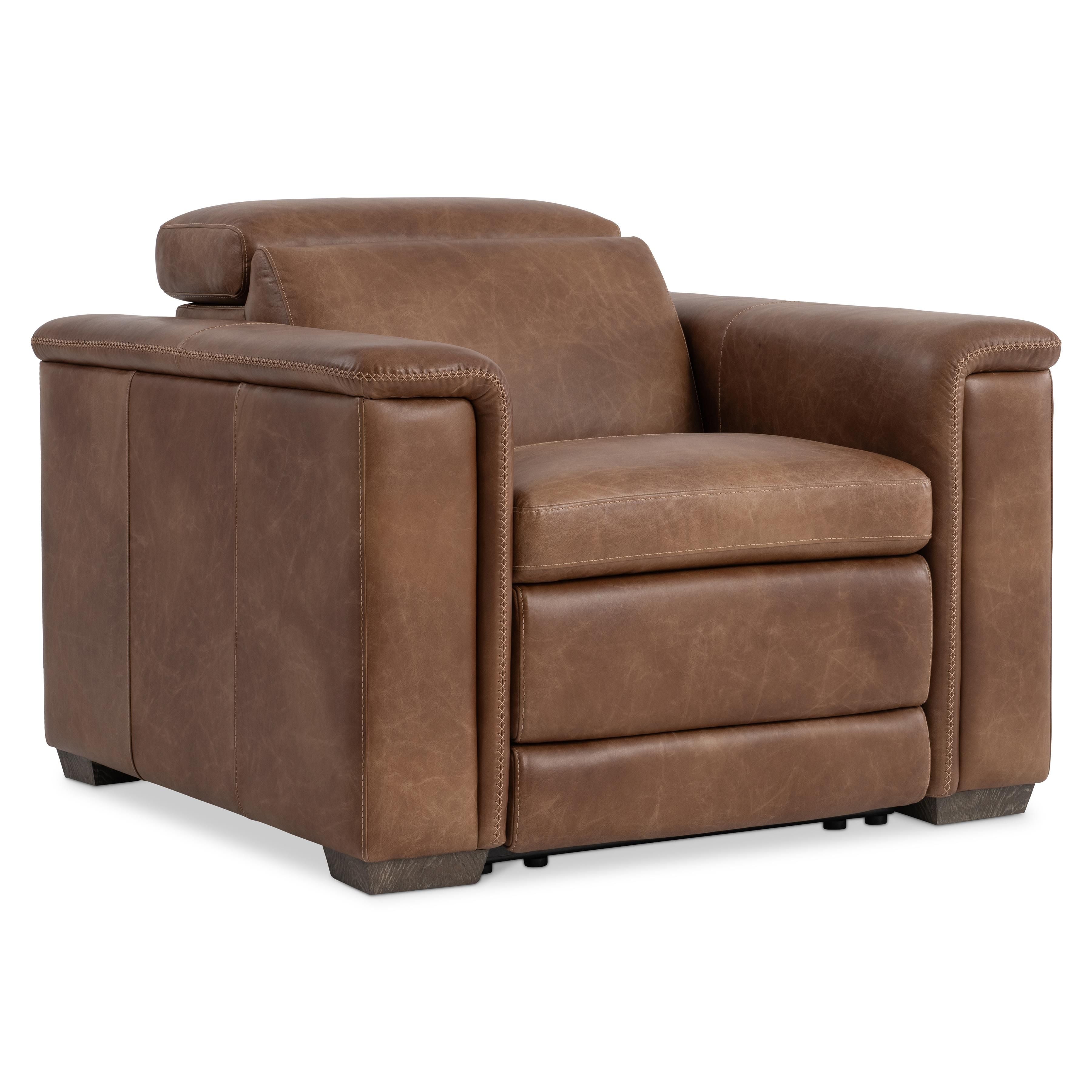 Bernhardt Furniture Lioni Leather Power Motion Chair