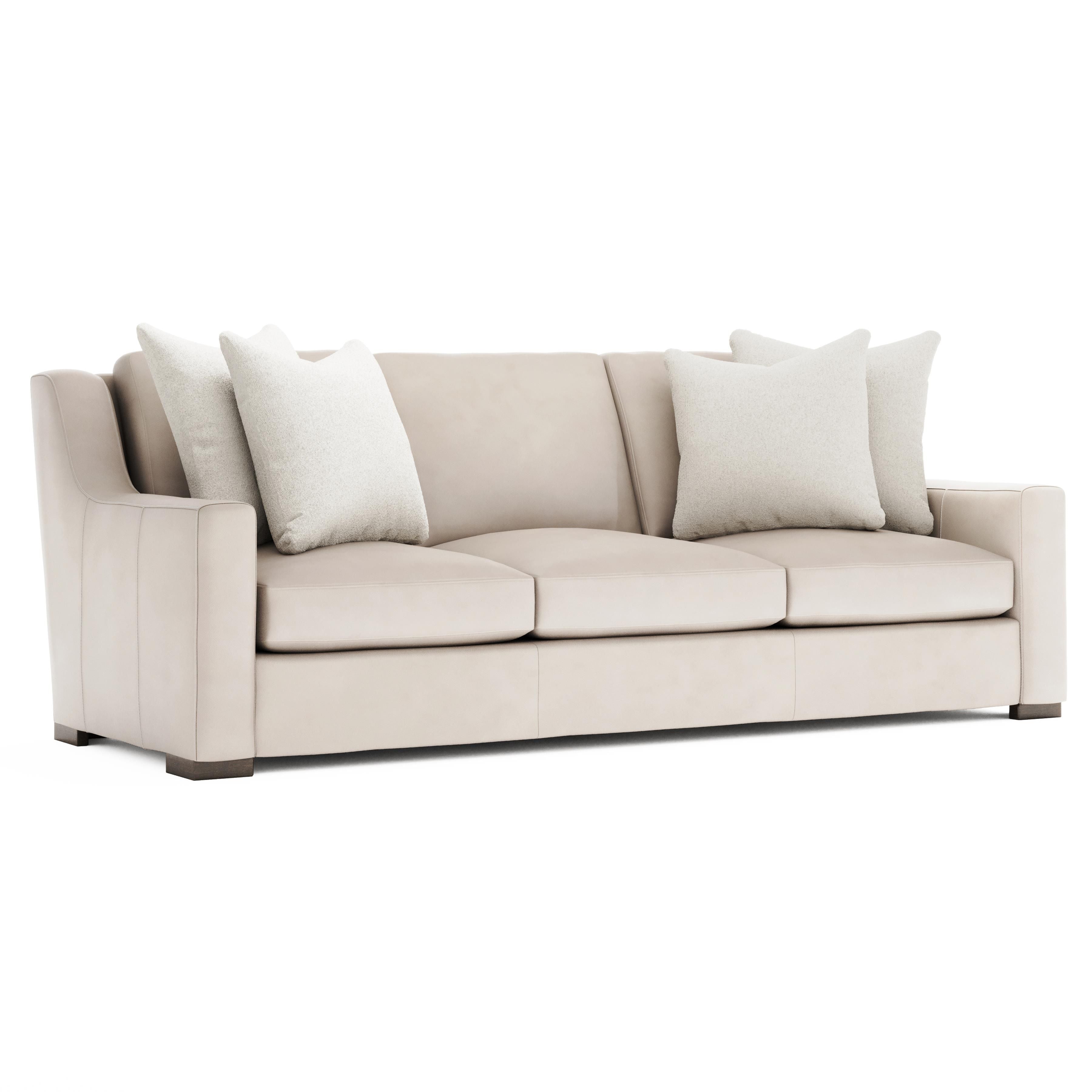 Bernhardt Furniture Germain Leather Sofa