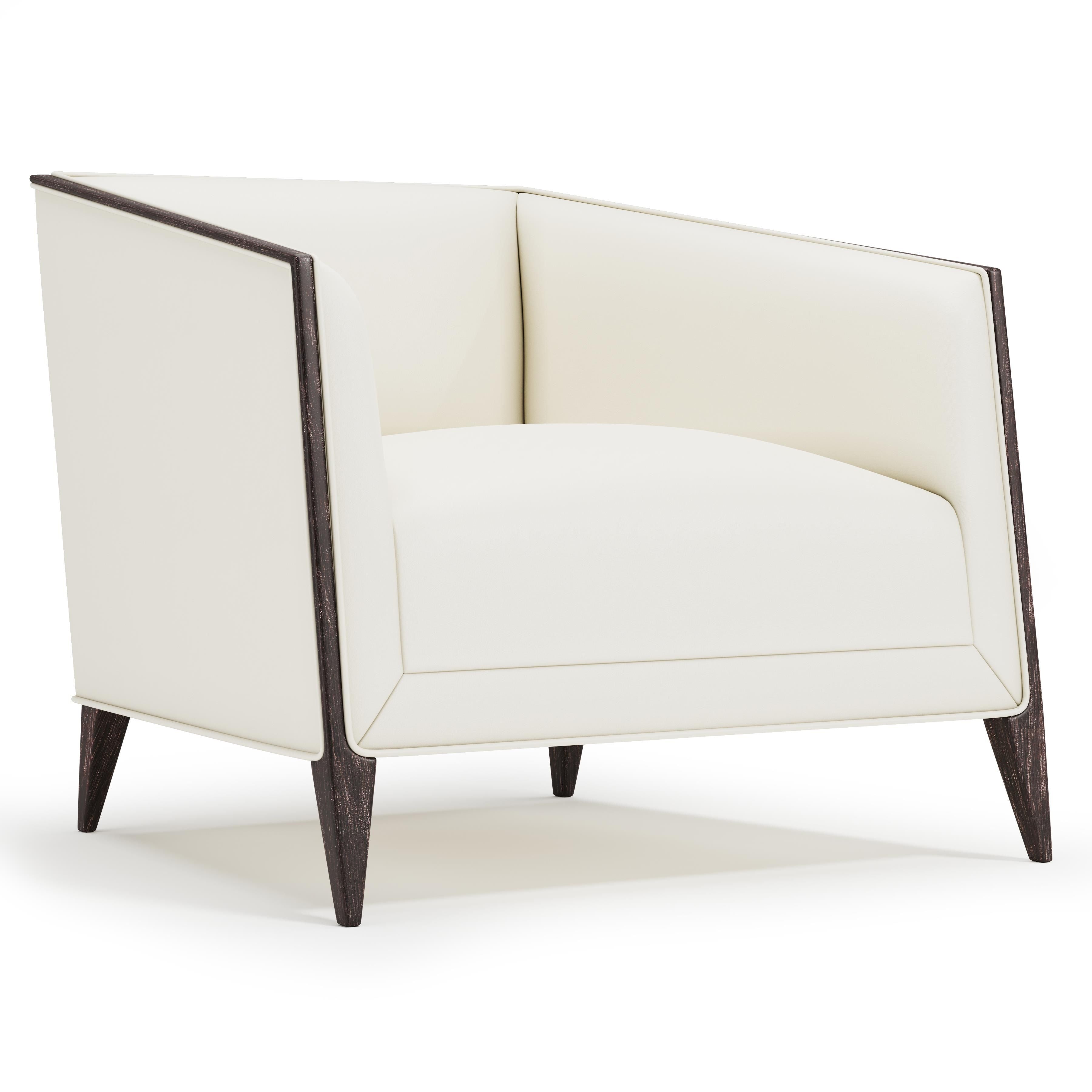Bernhardt Aubree Leather Chair