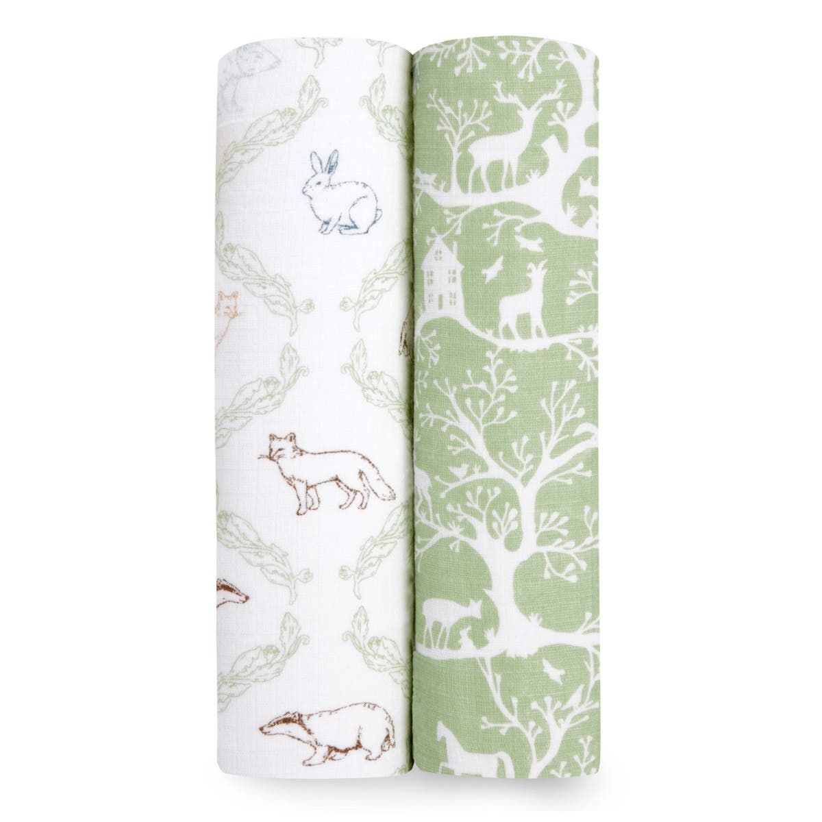 Essentials Cotton Muslin Swaddle Blanket 2 Pack