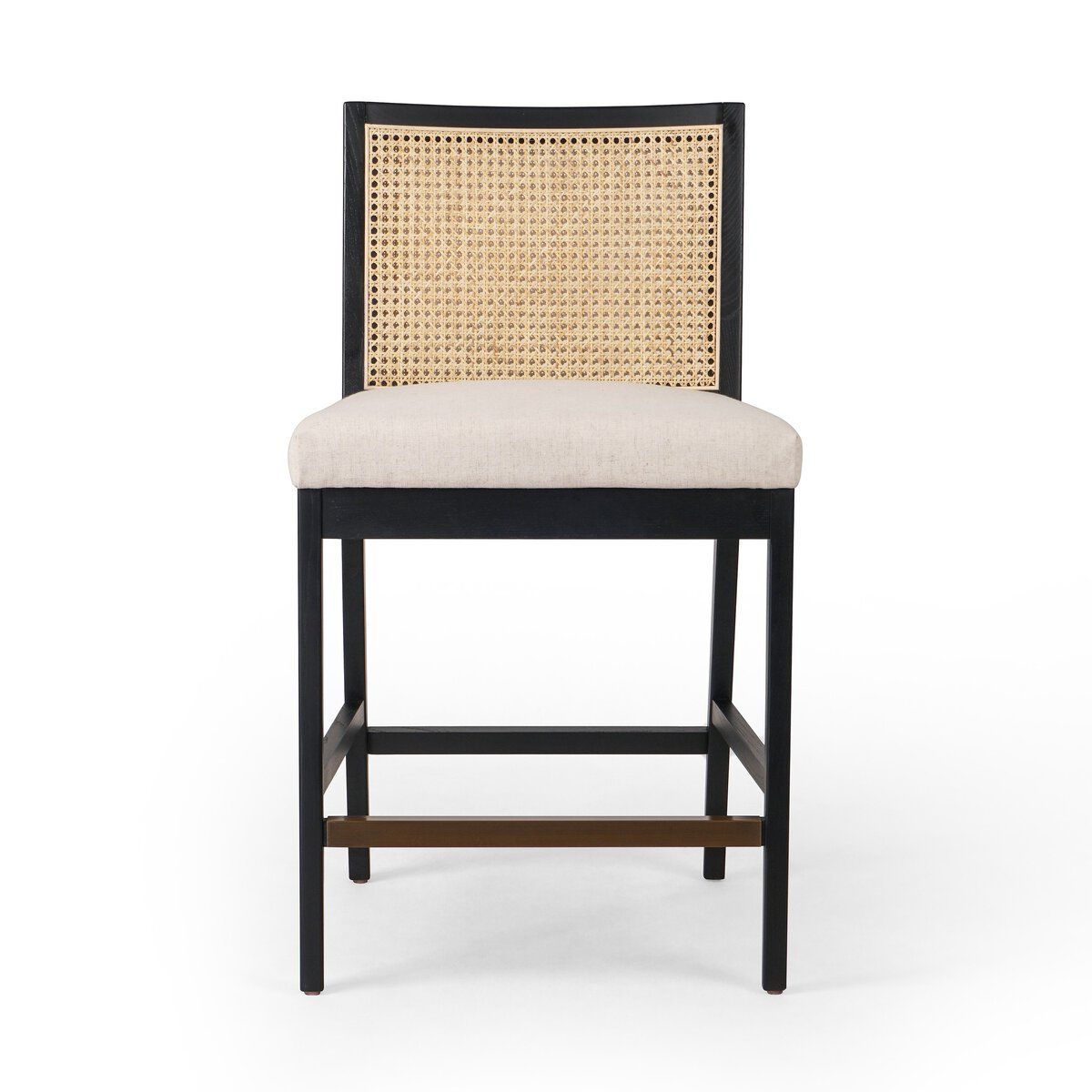 Antonia Cane Armless Bar + Counter Stool
