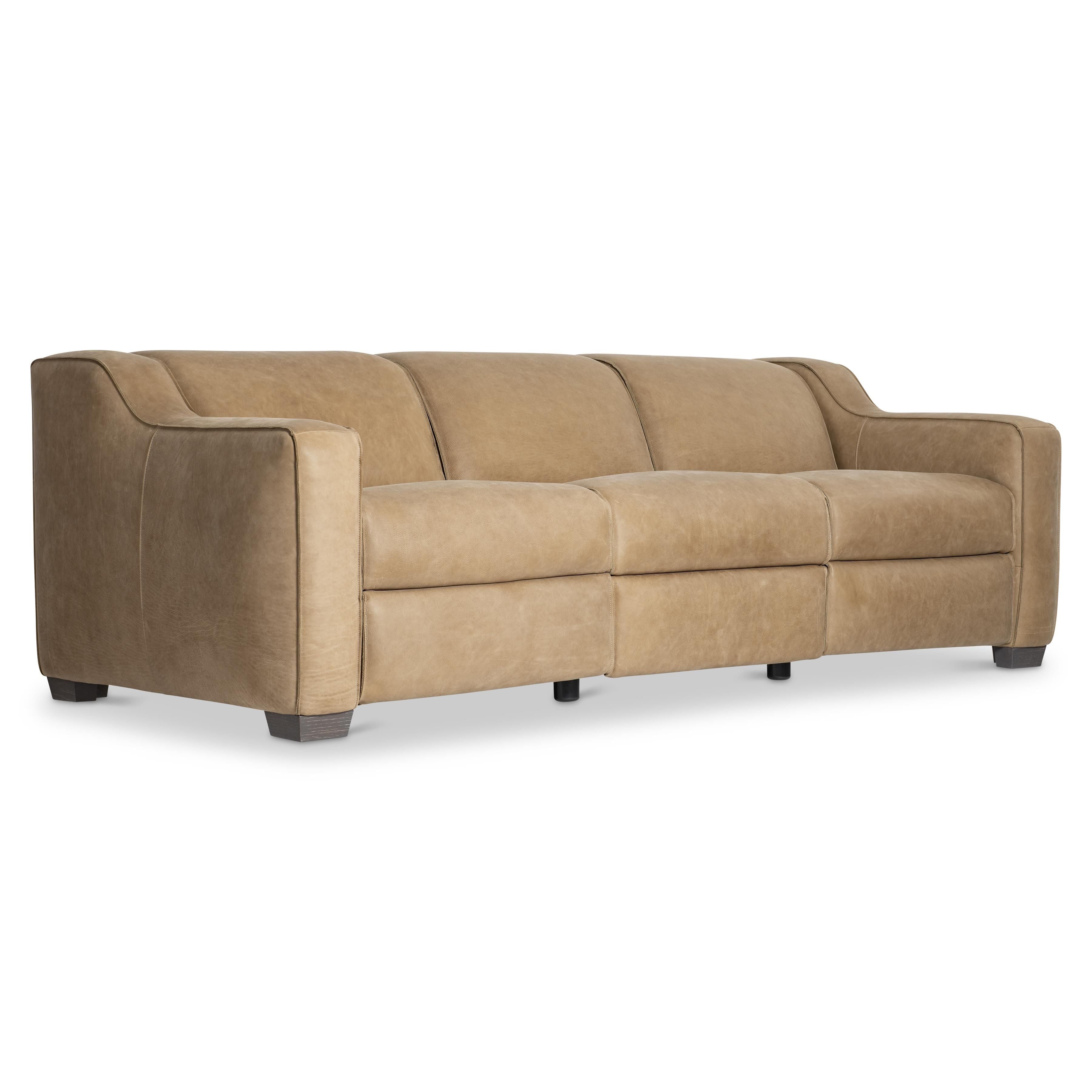 Bernhardt Furniture – Flynn Leather Power Motion Sofa