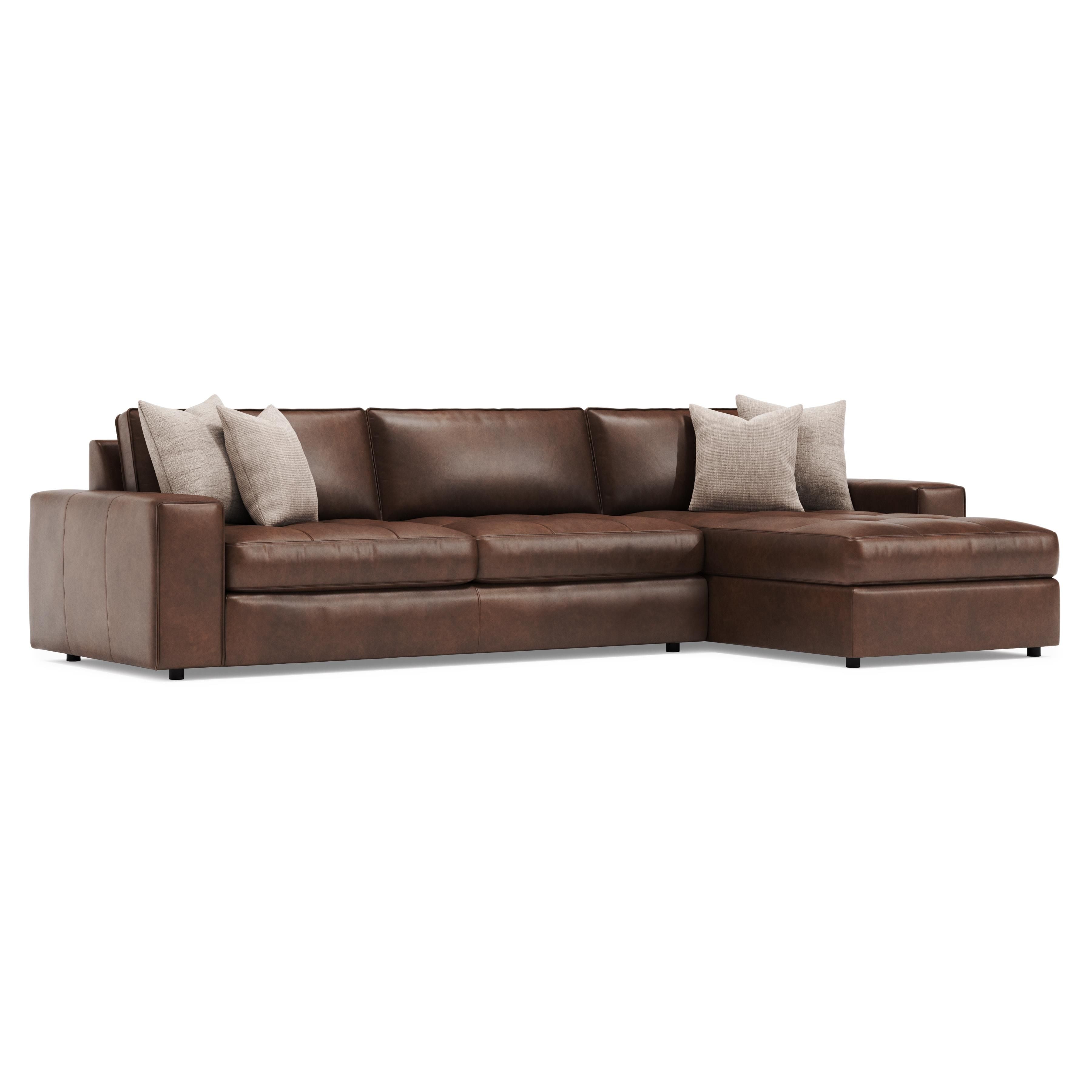 Bernhardt Furniture Nest Leather Sectional