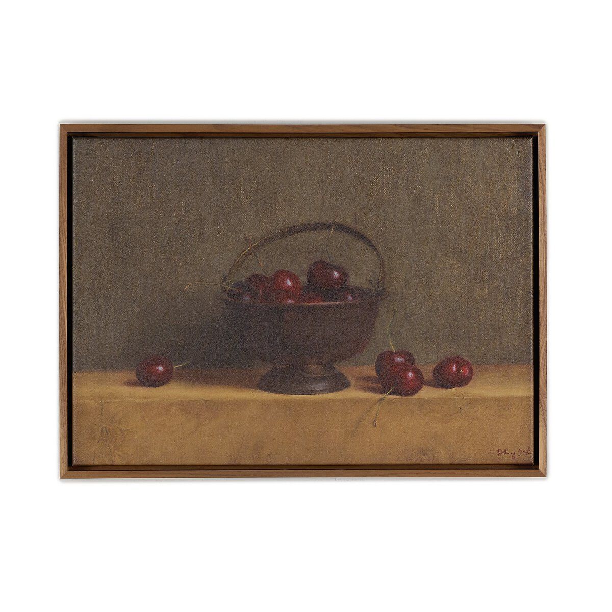 Red Cherries On Red Oak By Bethany Joseph