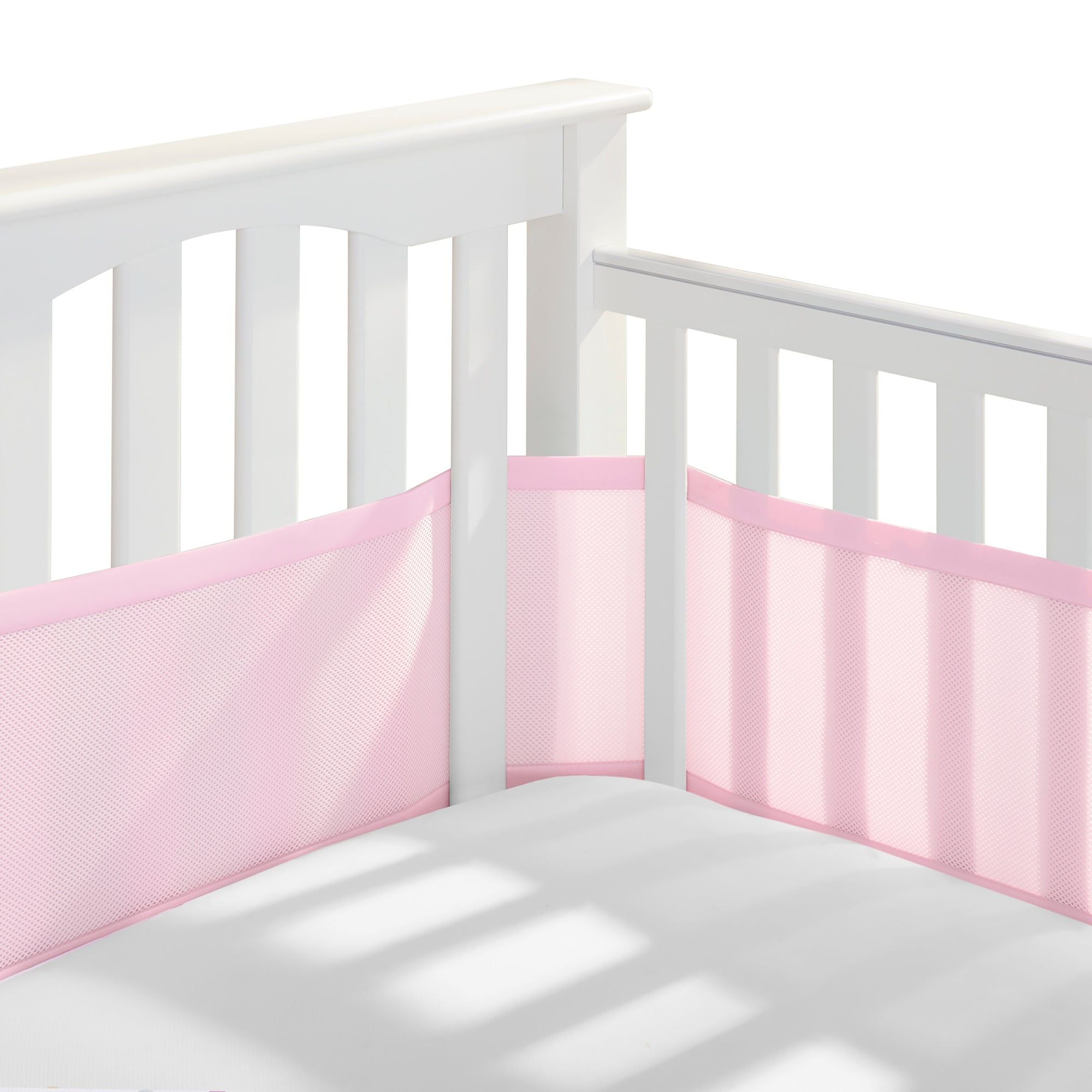 Breathable Mesh Crib Liner For Full Sized Crib