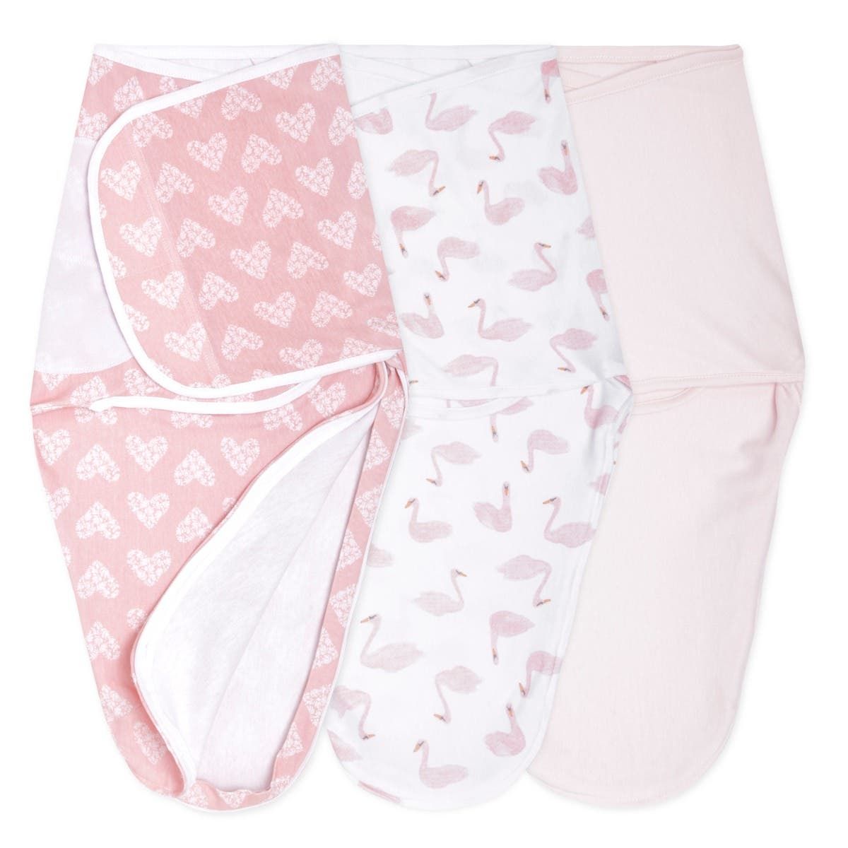 Essentials Easy Swaddle Wrap Quick Change 3 Pack Tog 1.0
