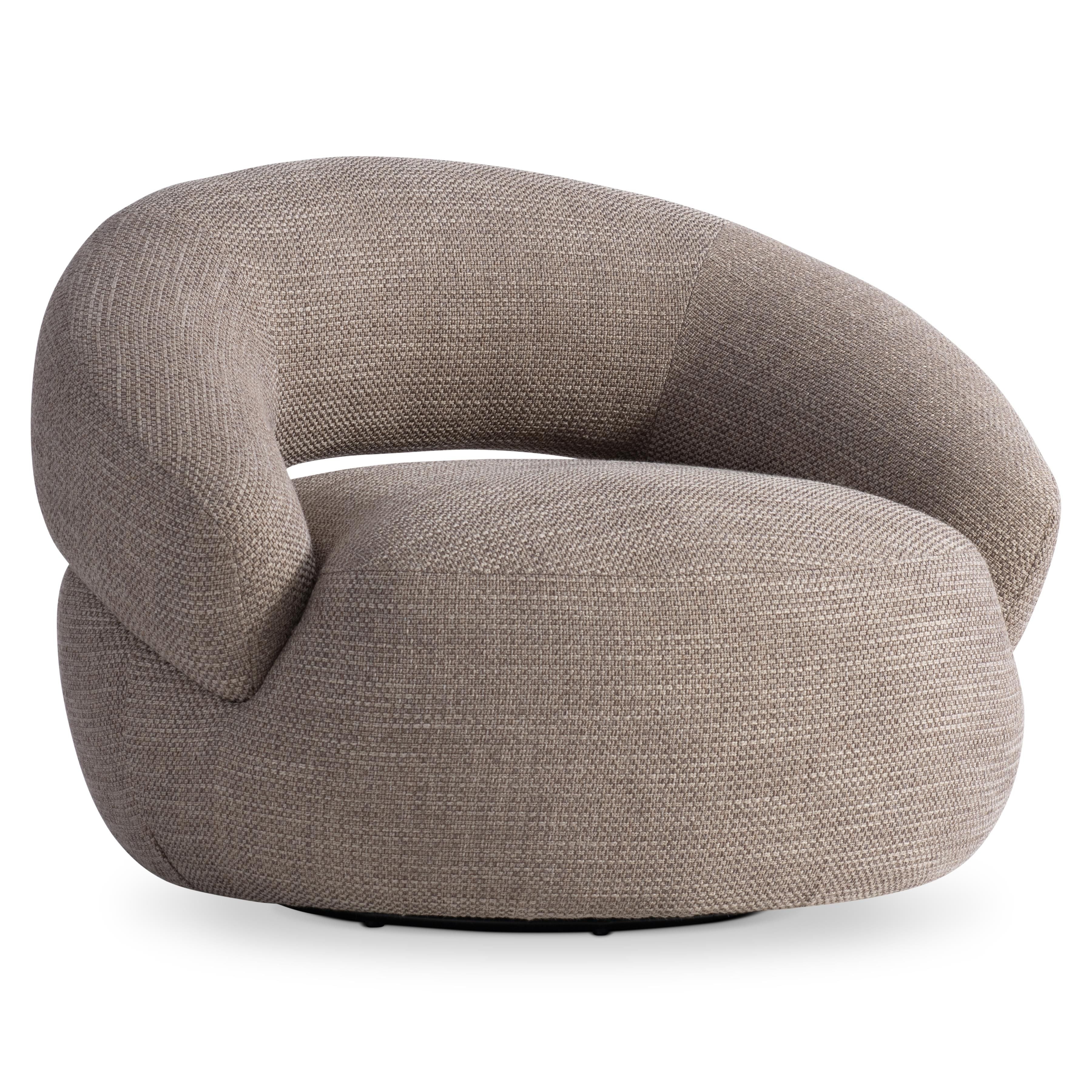 Bernhardt Furniture Cleo Fabric Swivel Chair
