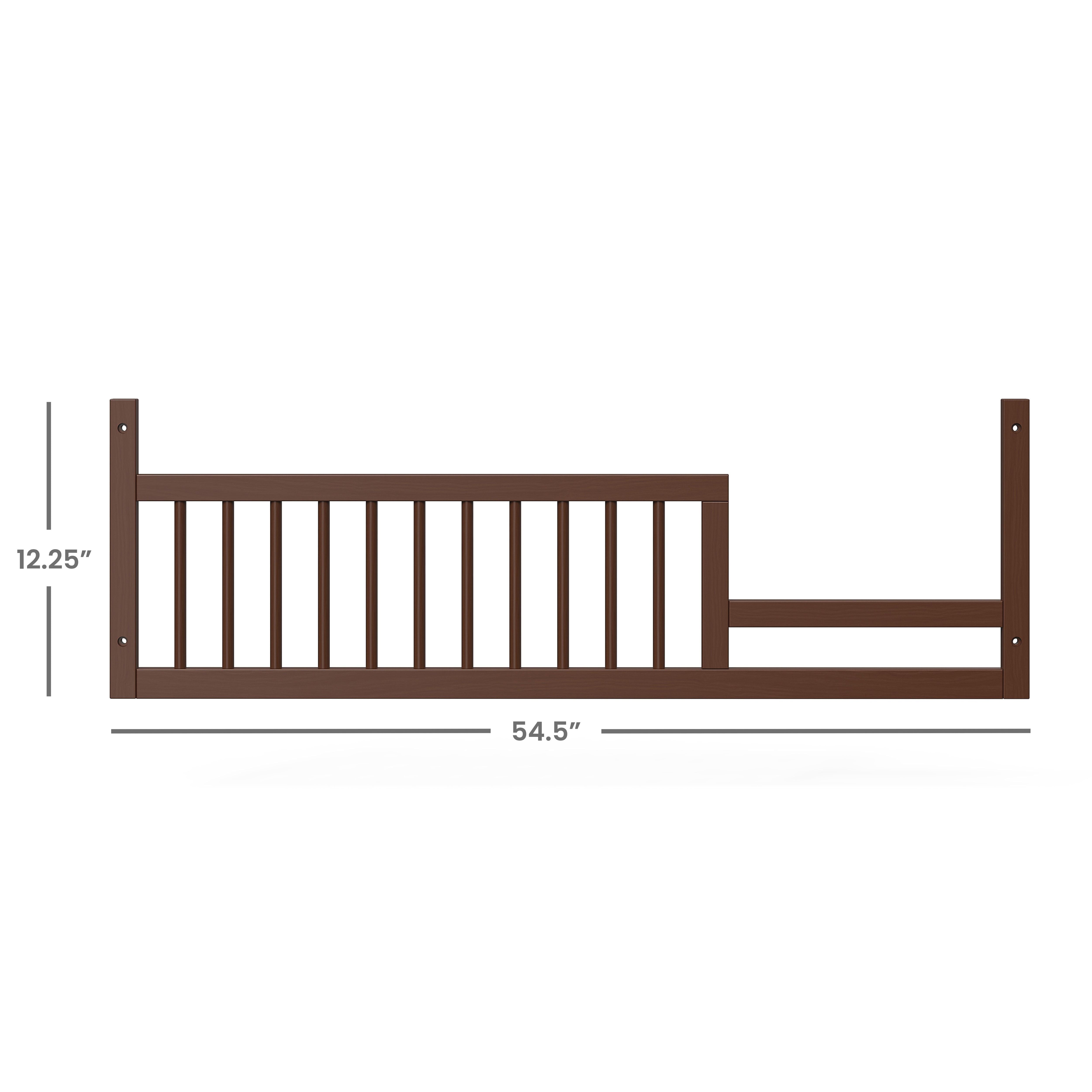 F09502 - Toddler Guard Rail, Toasted Chestnut