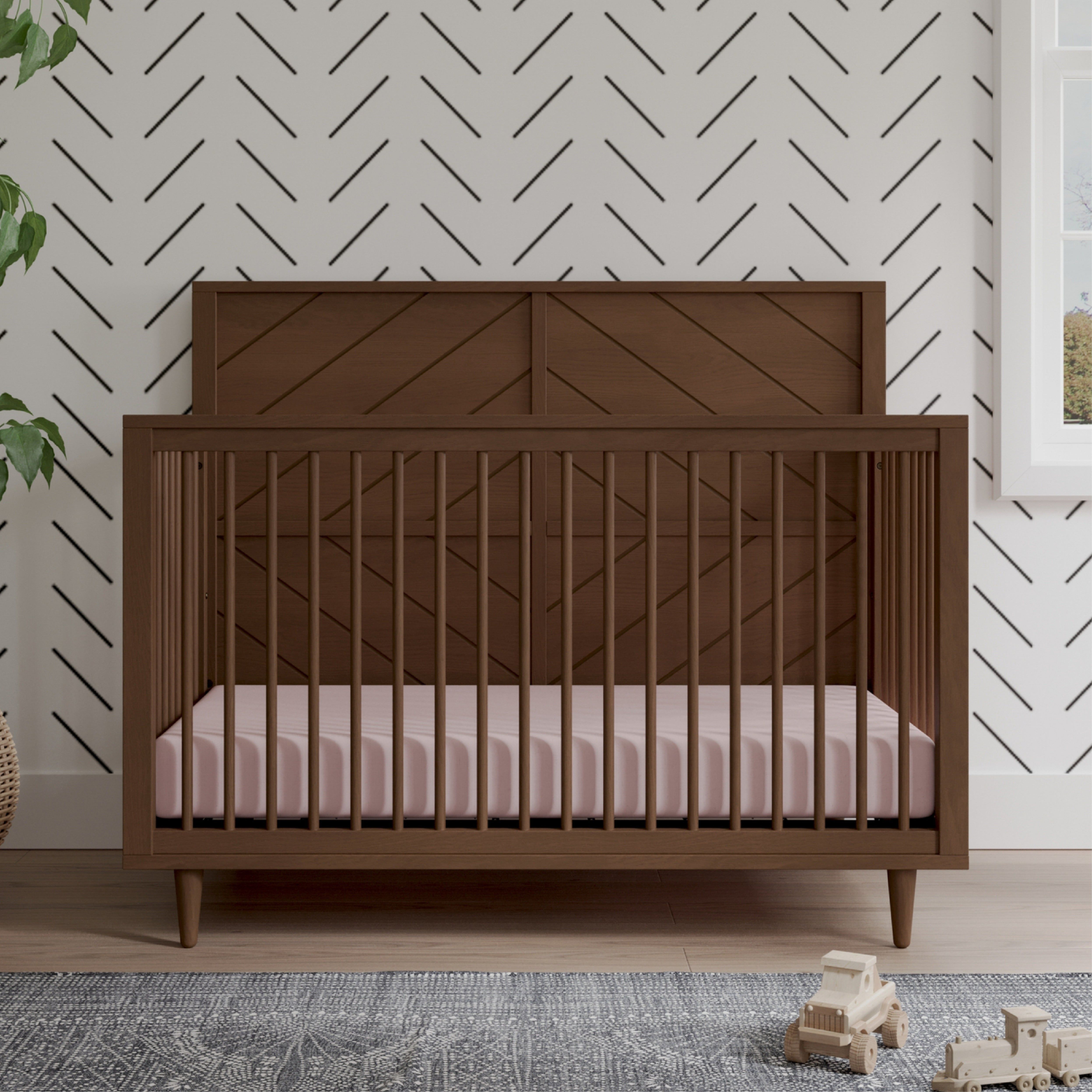 Surrey Hill 4-in-1 Convertible Crib, Toasted Chestnut