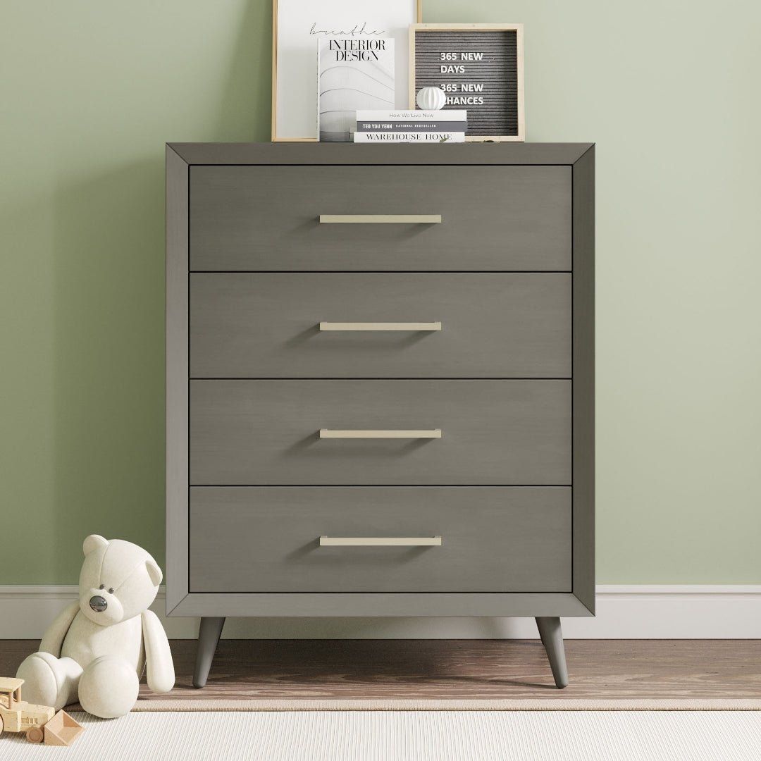 Cranbrook 4 Drawer Chest, Lunar Gray
