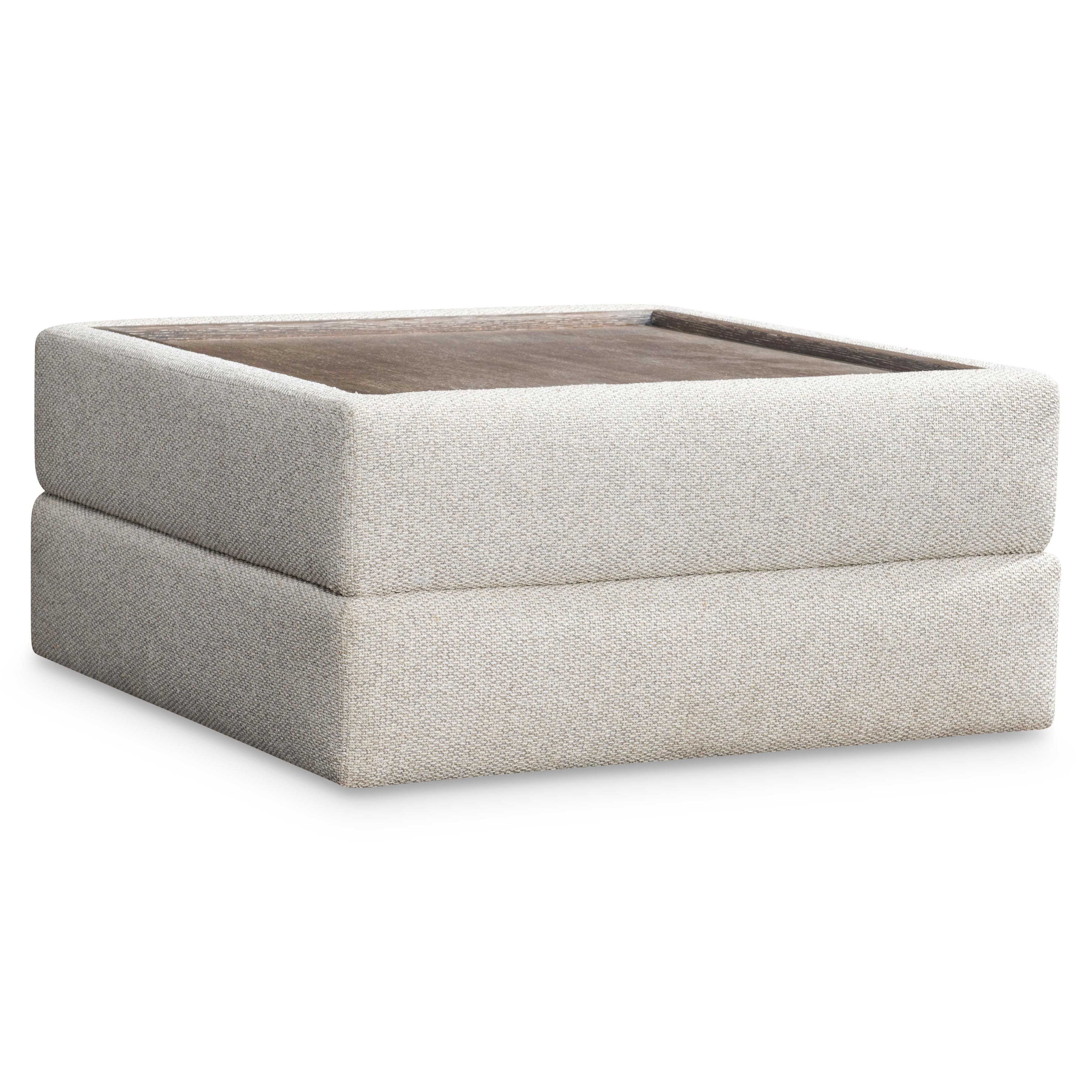 Bernhardt Furniture Vista Fabric Ottoman