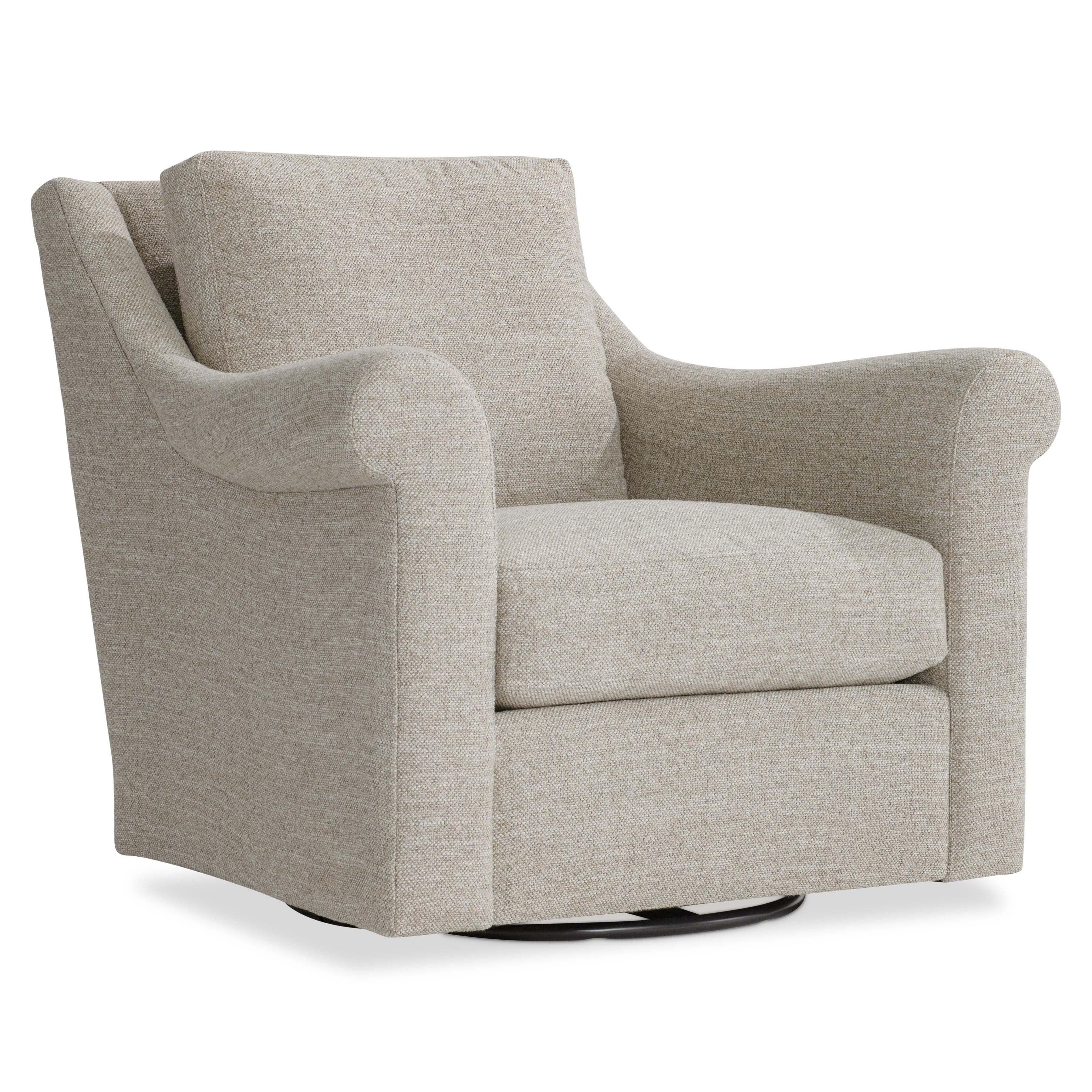 Bernhardt Furniture Keirnan Fabric Swivel Chair