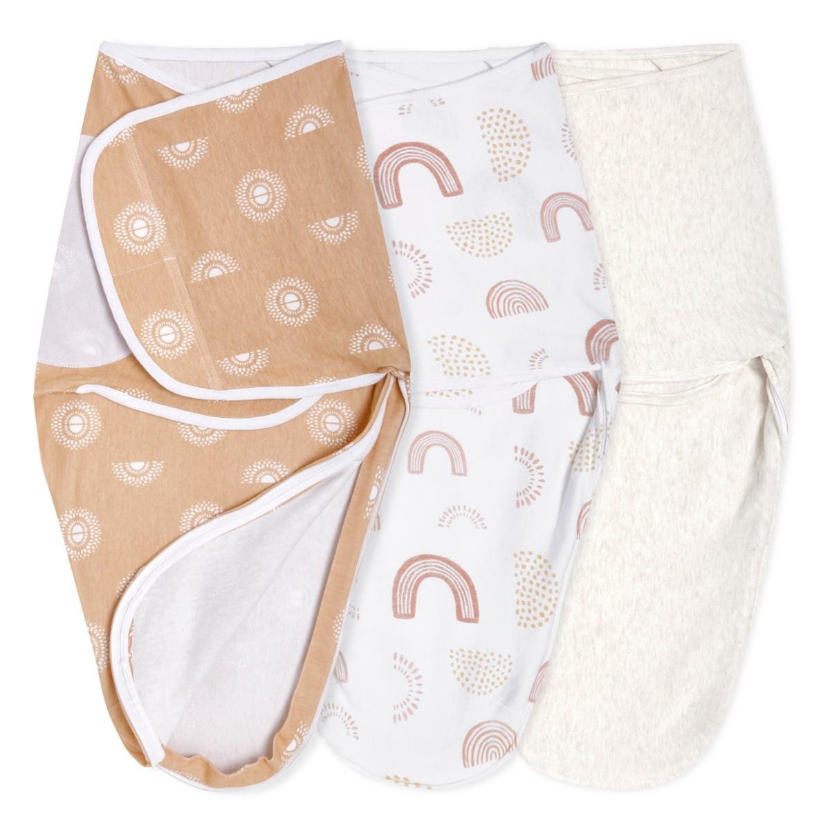 Essentials Easy Swaddle Wrap Quick Change 3 Pack Tog 1.0