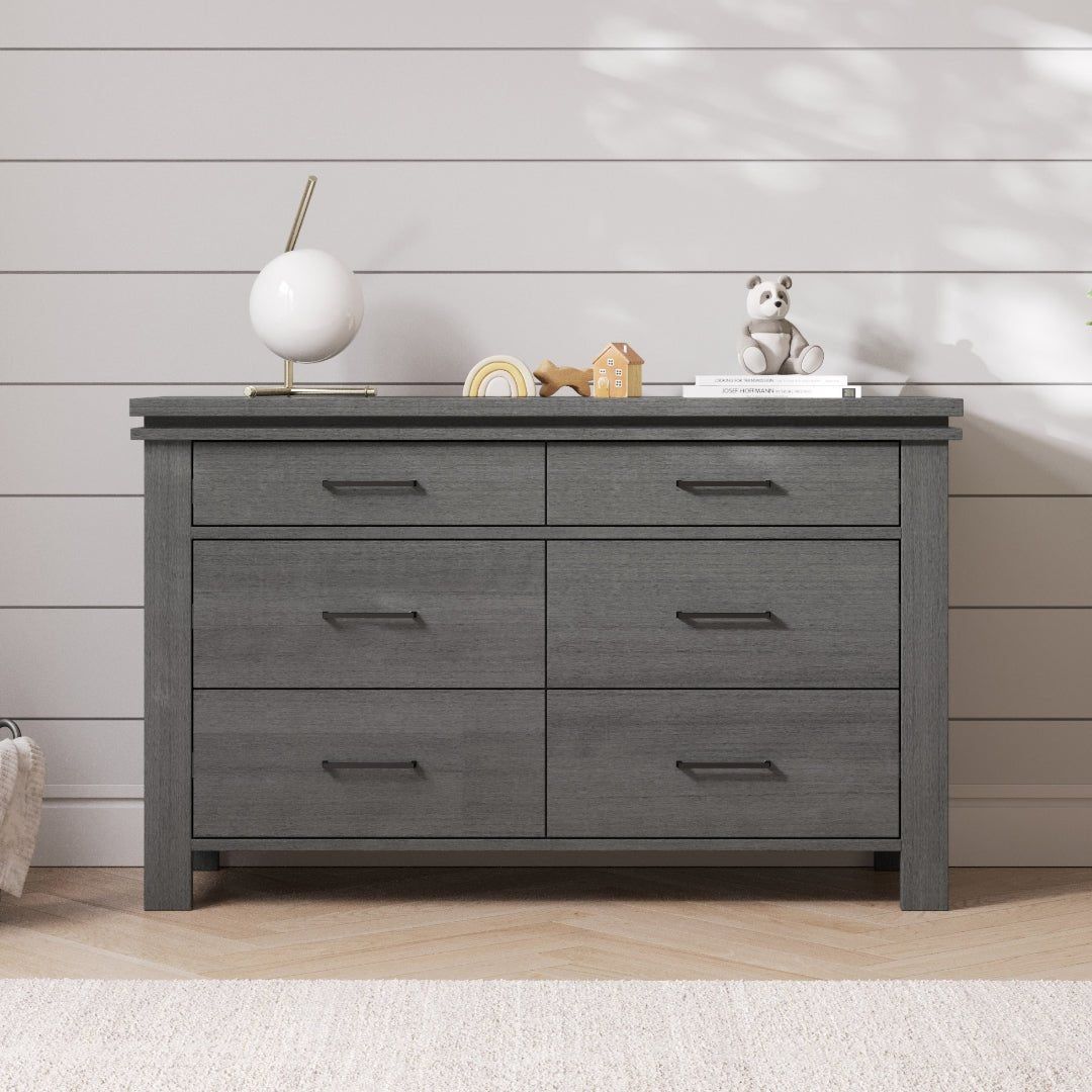 Denman Double Dresser, Midnight Gray