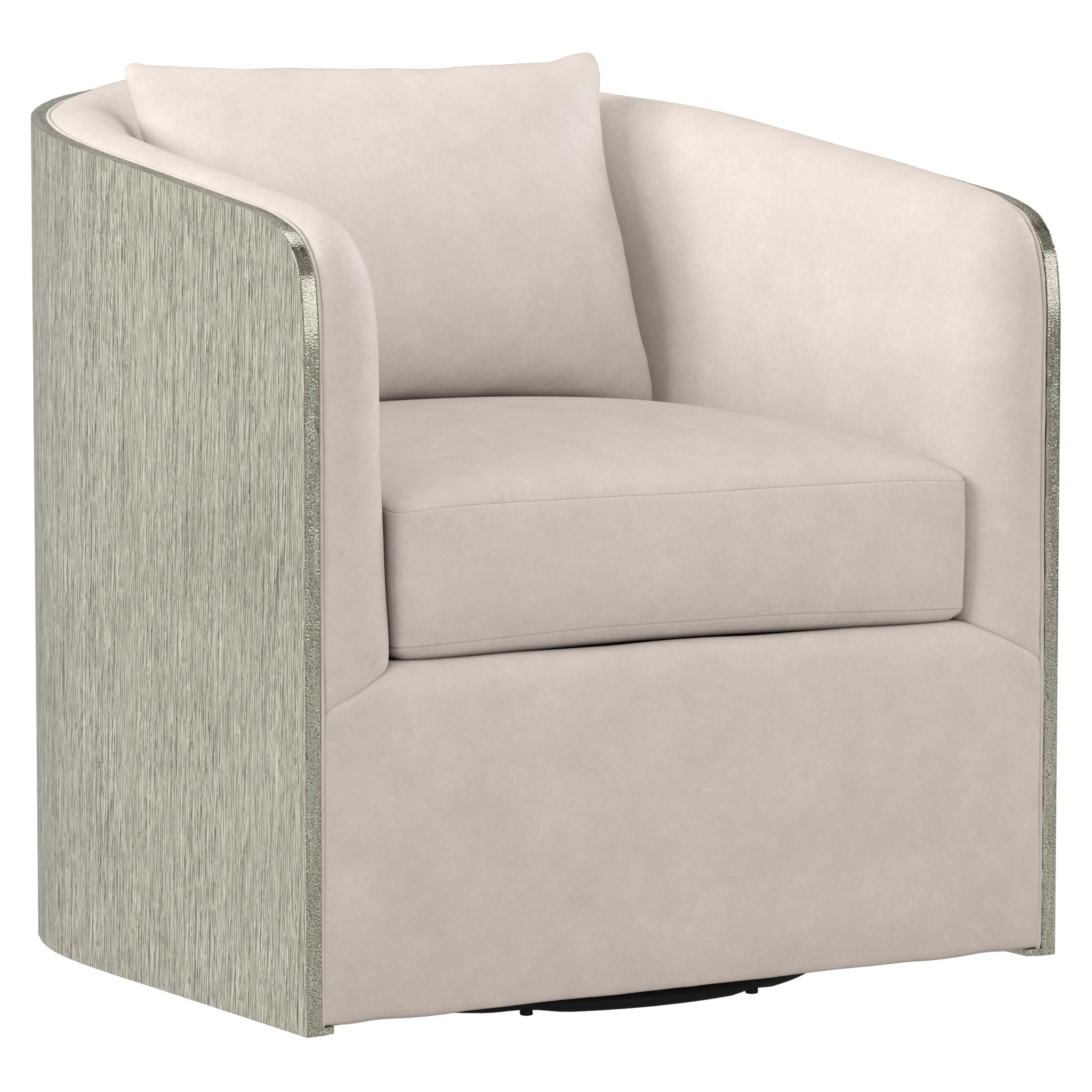 Bernhardt Furniture – Eliot Leather Swivel Chair