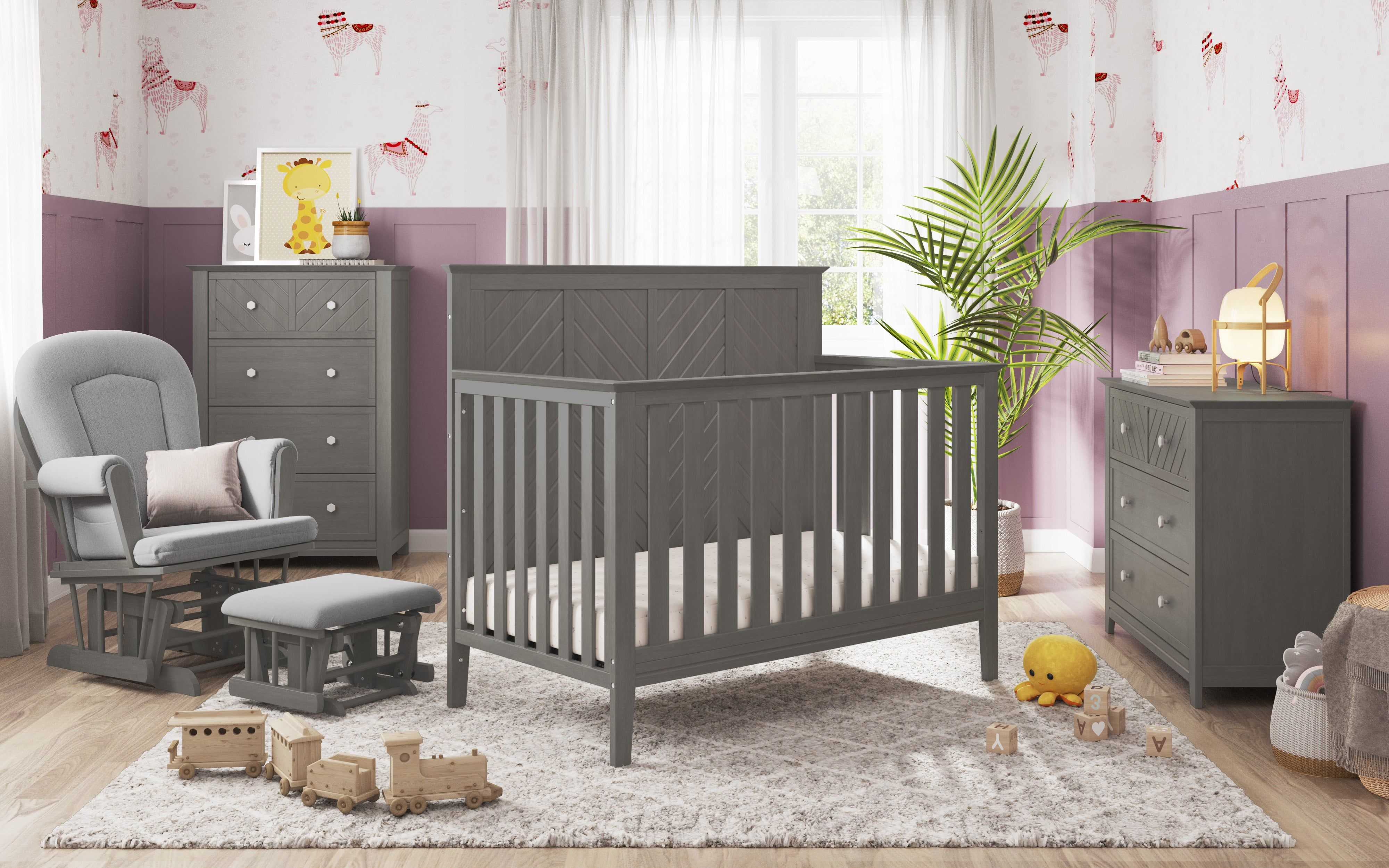Atwood 3-Drawer Dresser, Lunar Gray