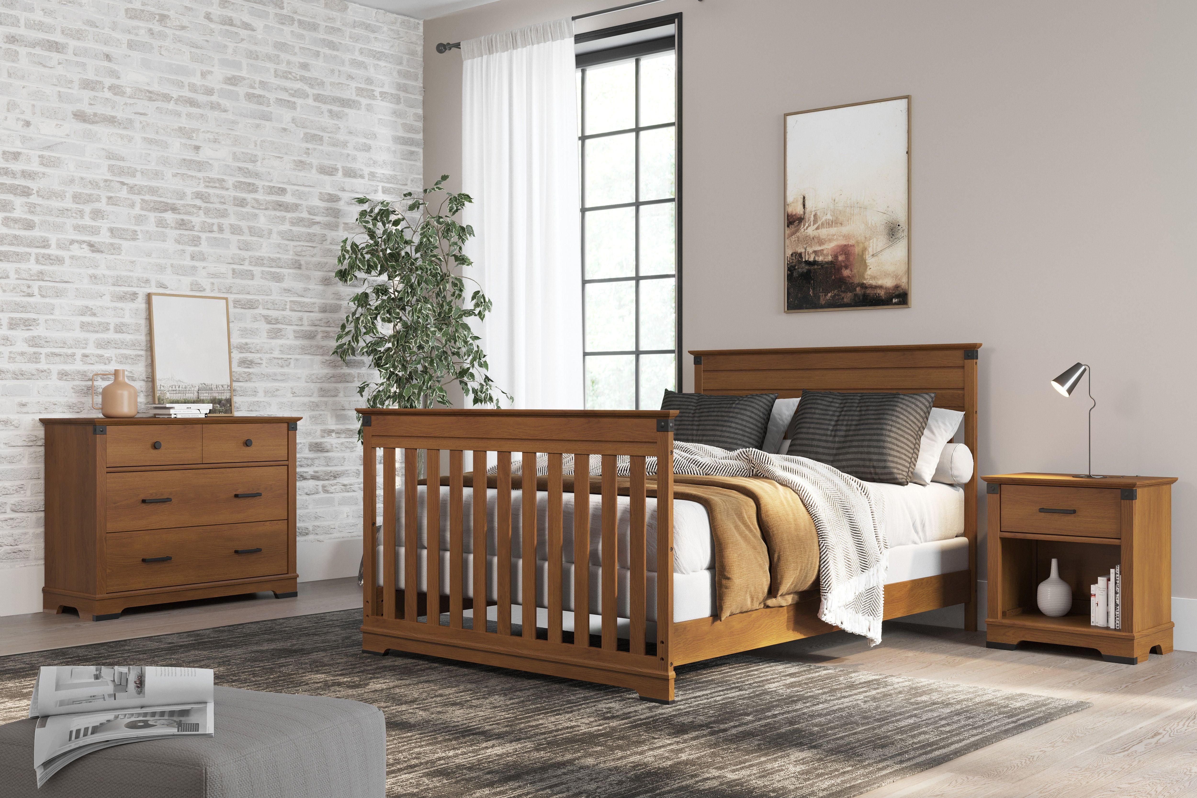 Redmond 3 Drawer Dresser, Coach Cherry