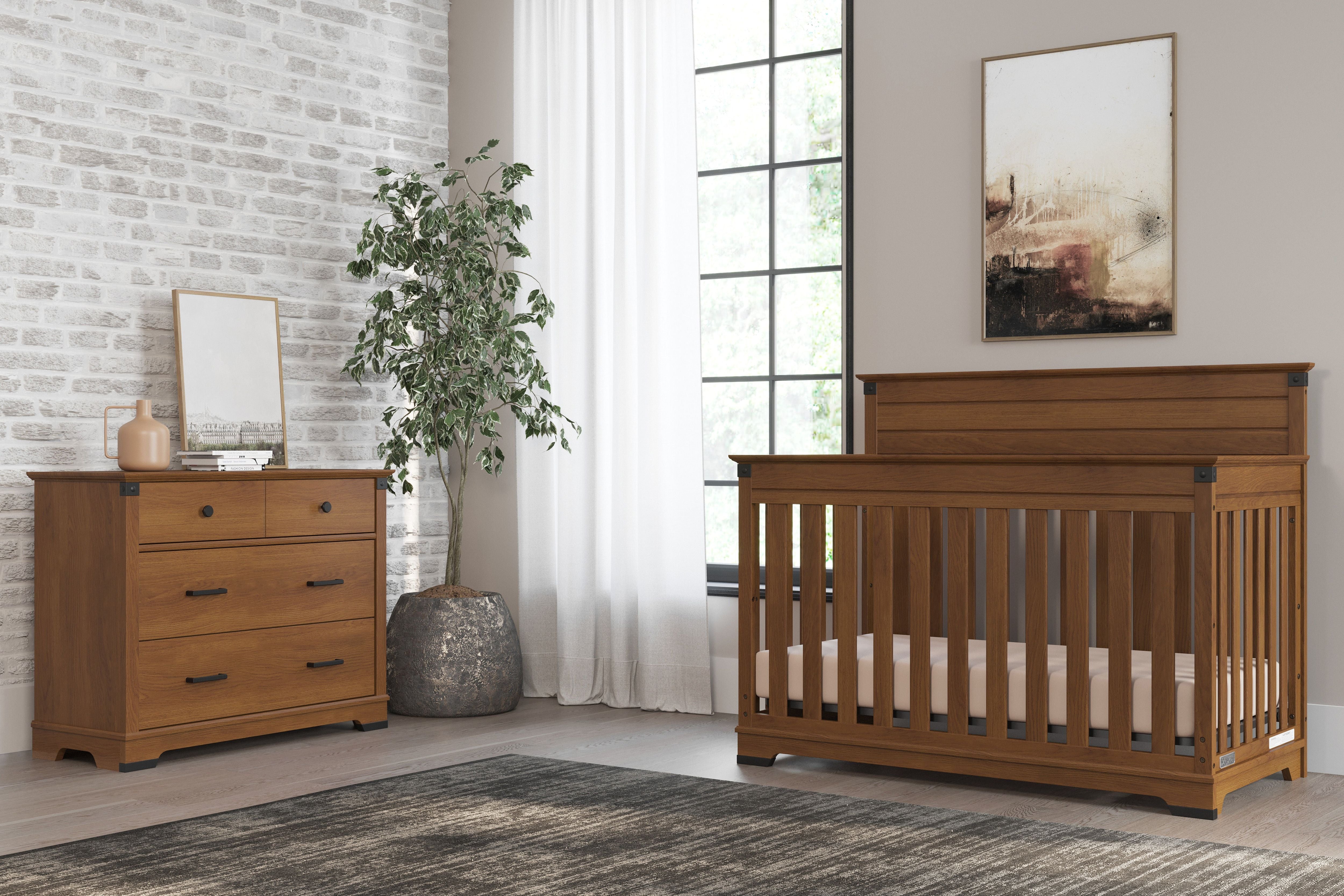 Redmond 3 Drawer Dresser, Coach Cherry