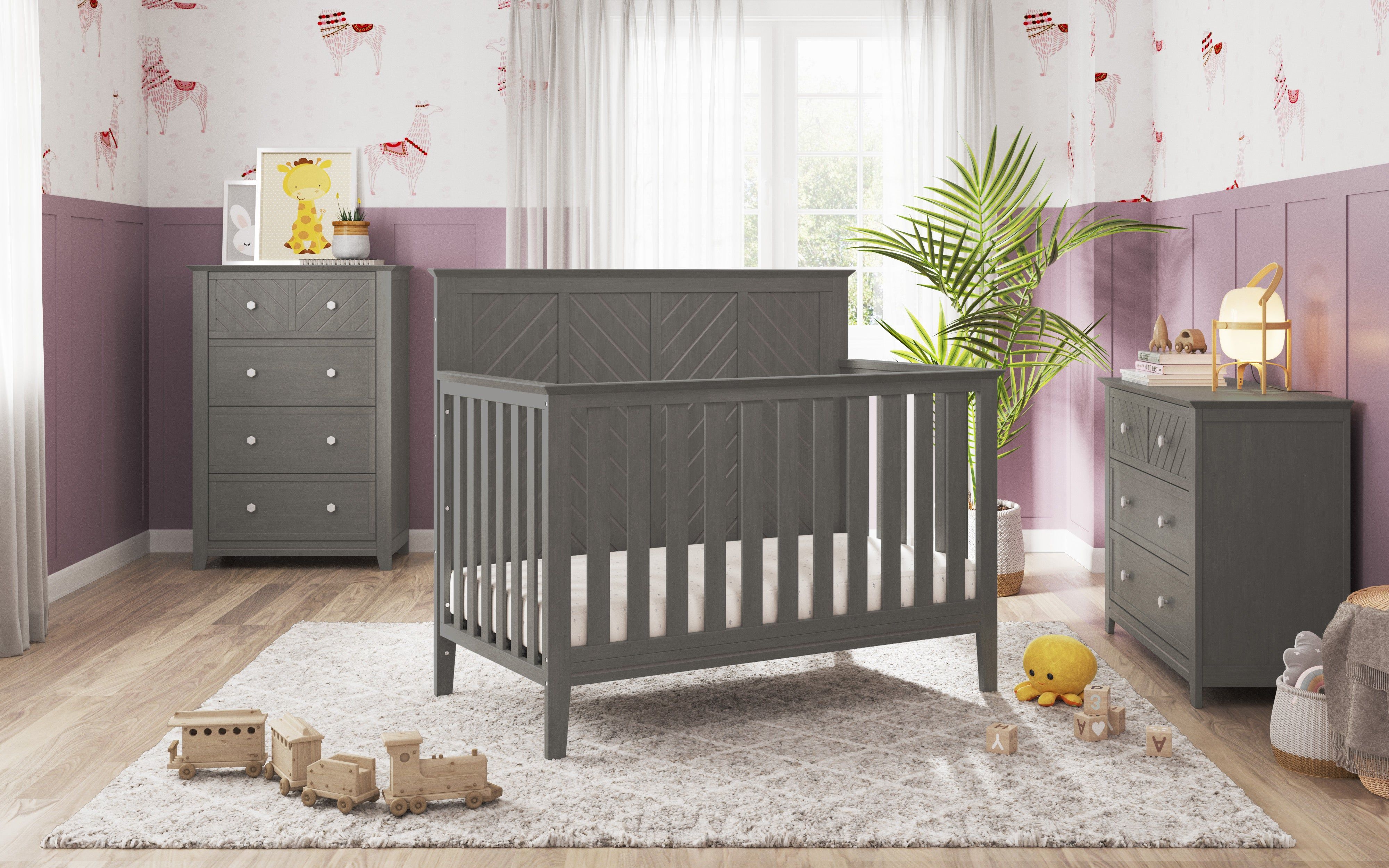 Atwood 3-Drawer Dresser, Lunar Gray