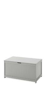 Harmony 33" Kids Toy Box, Cool Gray