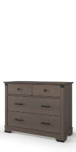 Redmond 3 Drawer Dresser, Dapper Gray