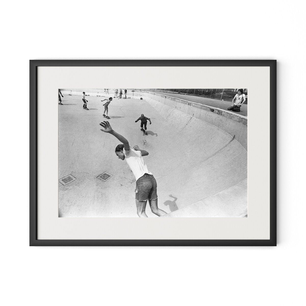 Skateboarding In A Drained Pool I By Barbara Alper