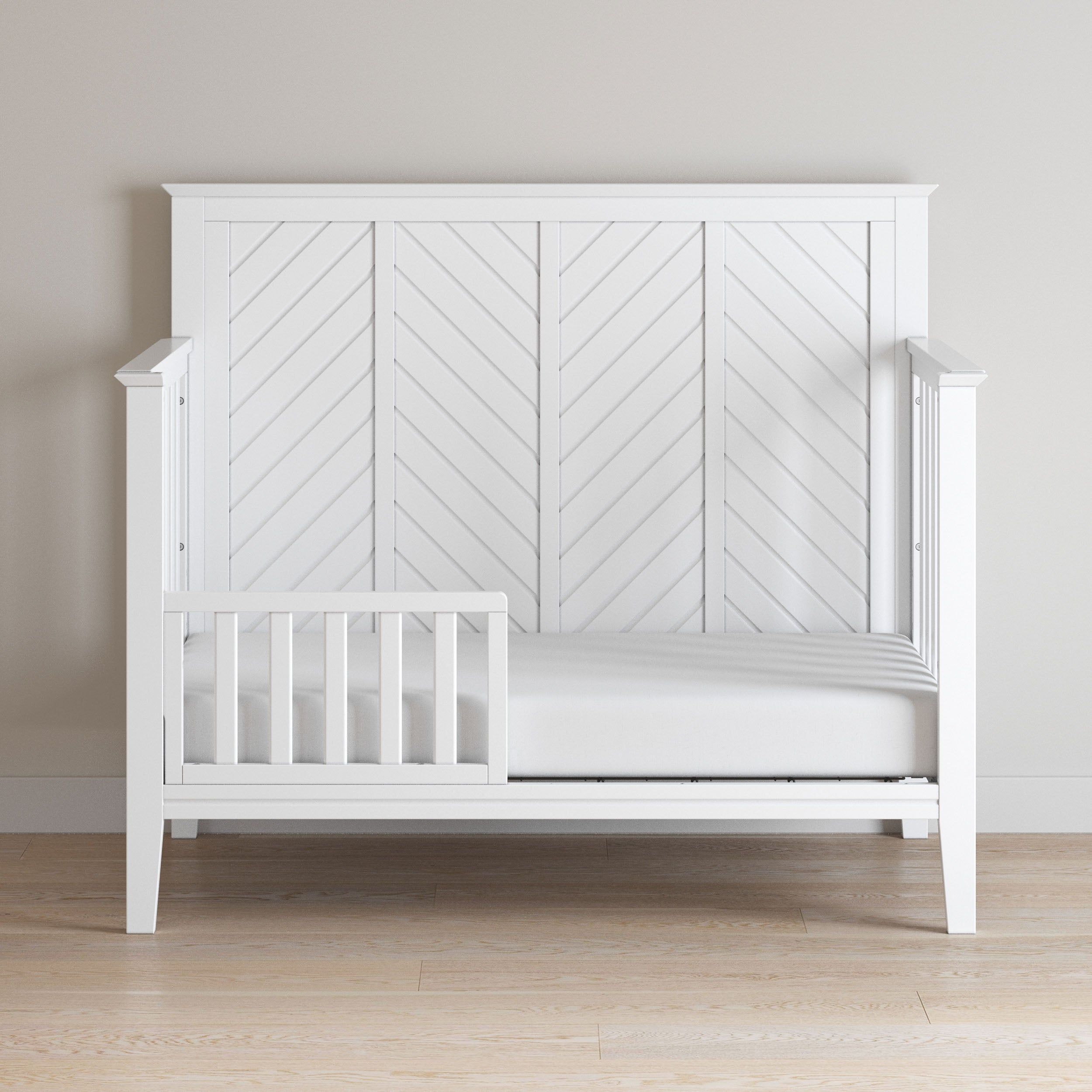 Atwood 4-in-1 Convertible Crib, Matte White