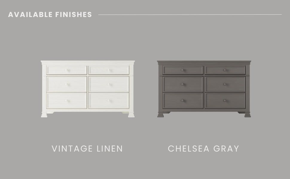Westgate Double Dresser, Vintage Linen