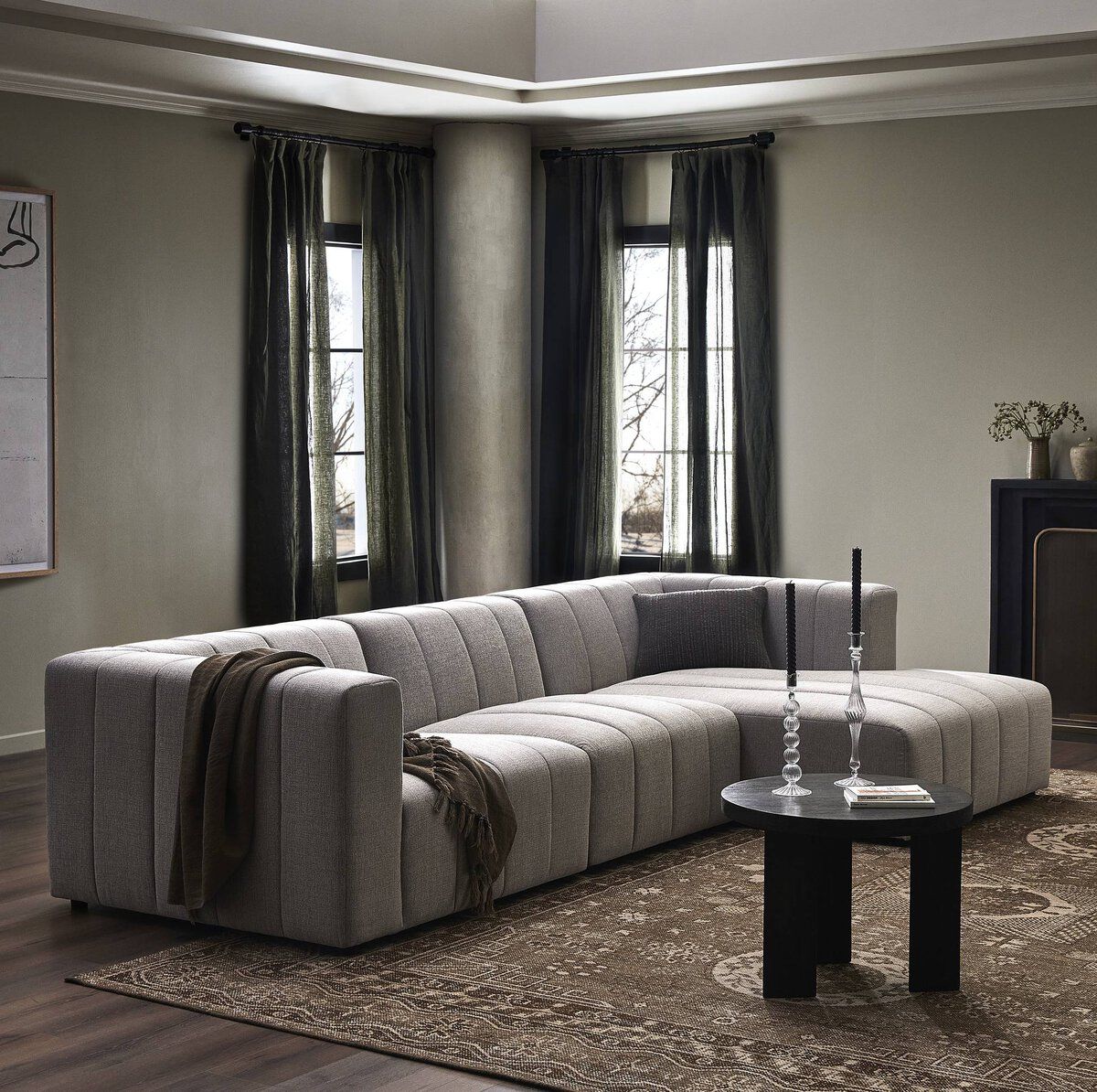 Langham Channeled 3-piece Sectional