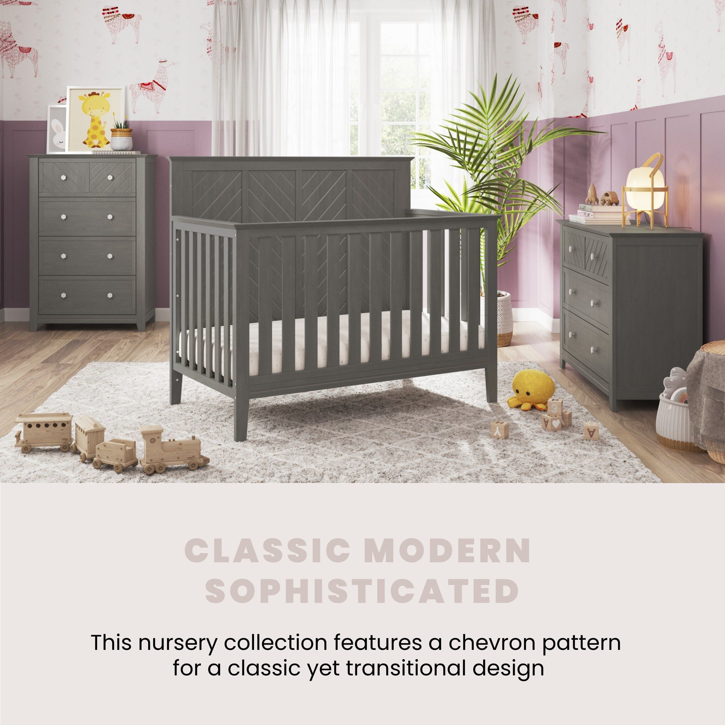 Atwood 3-Drawer Dresser, Lunar Gray