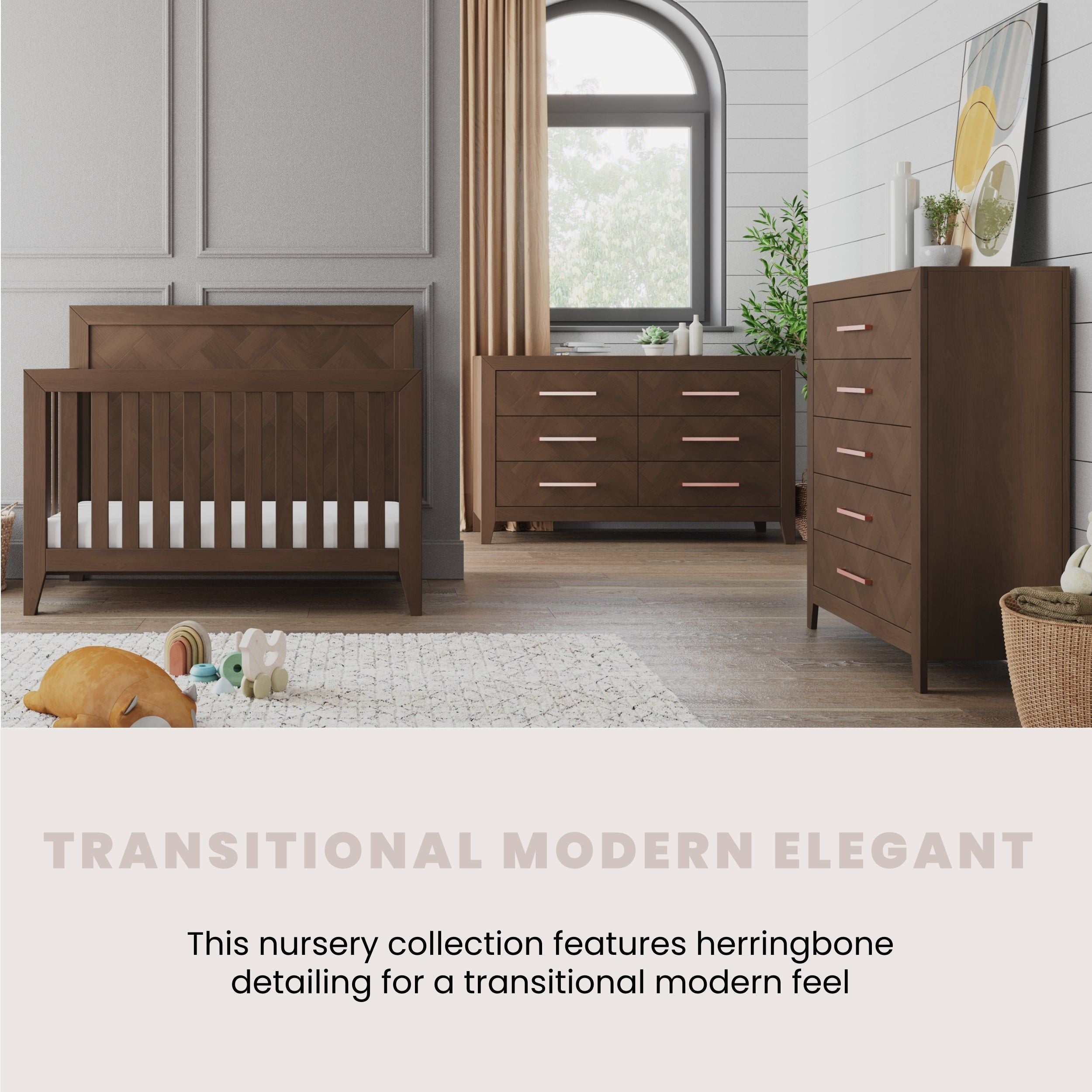 Kieran 6-Drawer Double Dresser, Toasted Chestnut