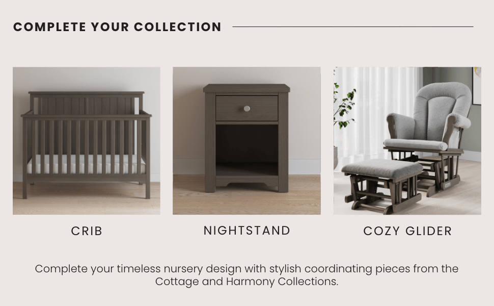 Flat Top Baby Changing Table, Dapper Gray