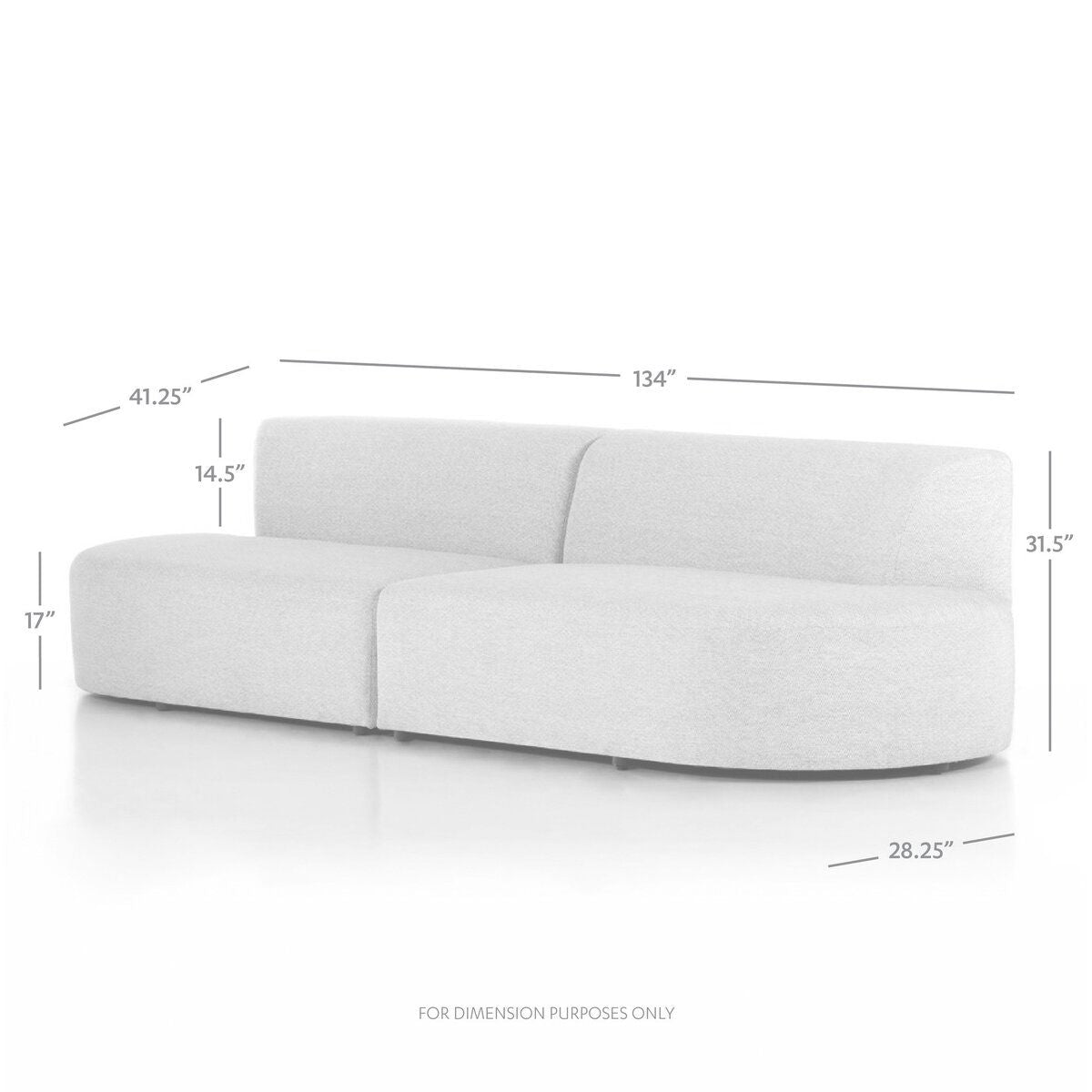 Opal Outdoor 2-piece Sectional