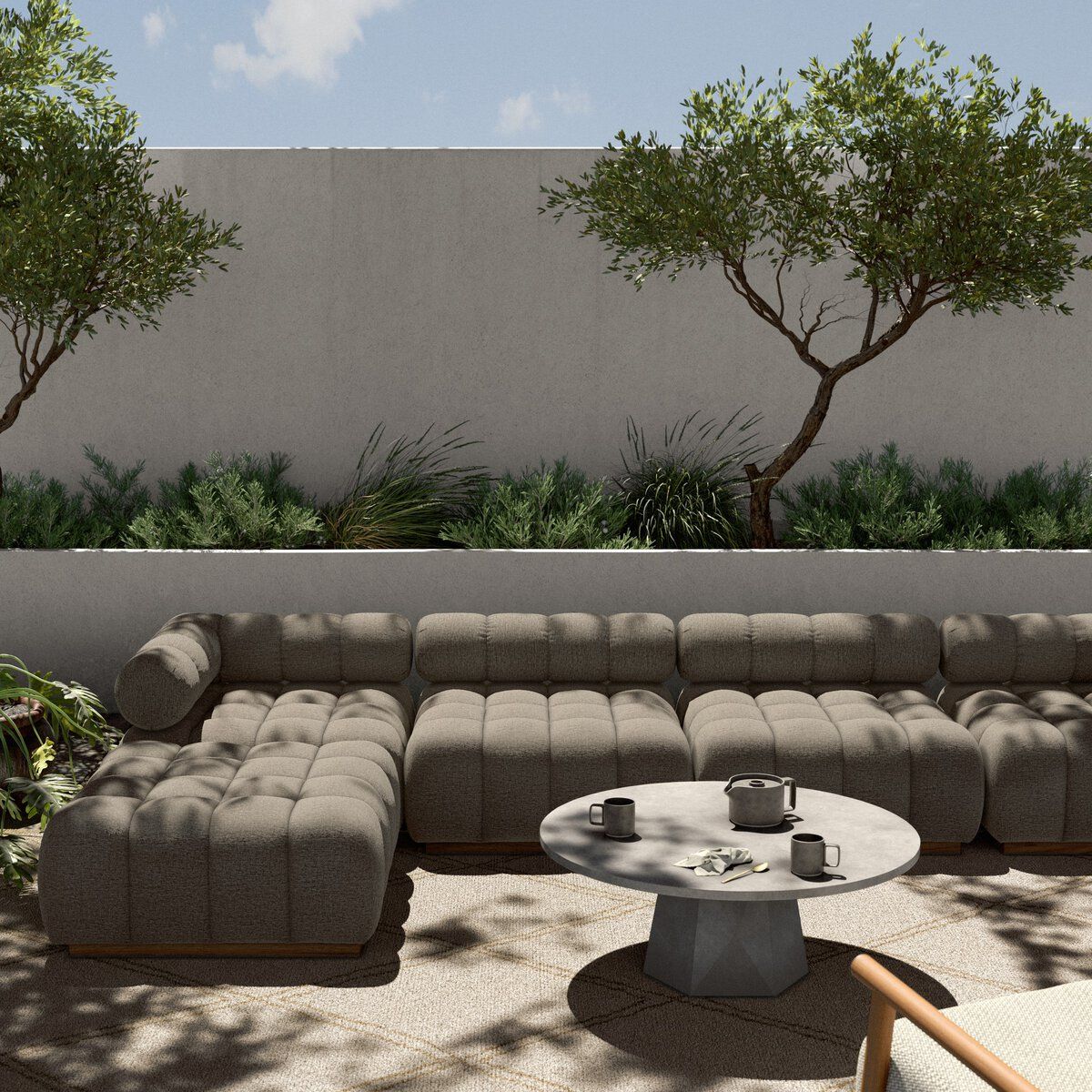 Roma Outdoor 4-piece Sectional