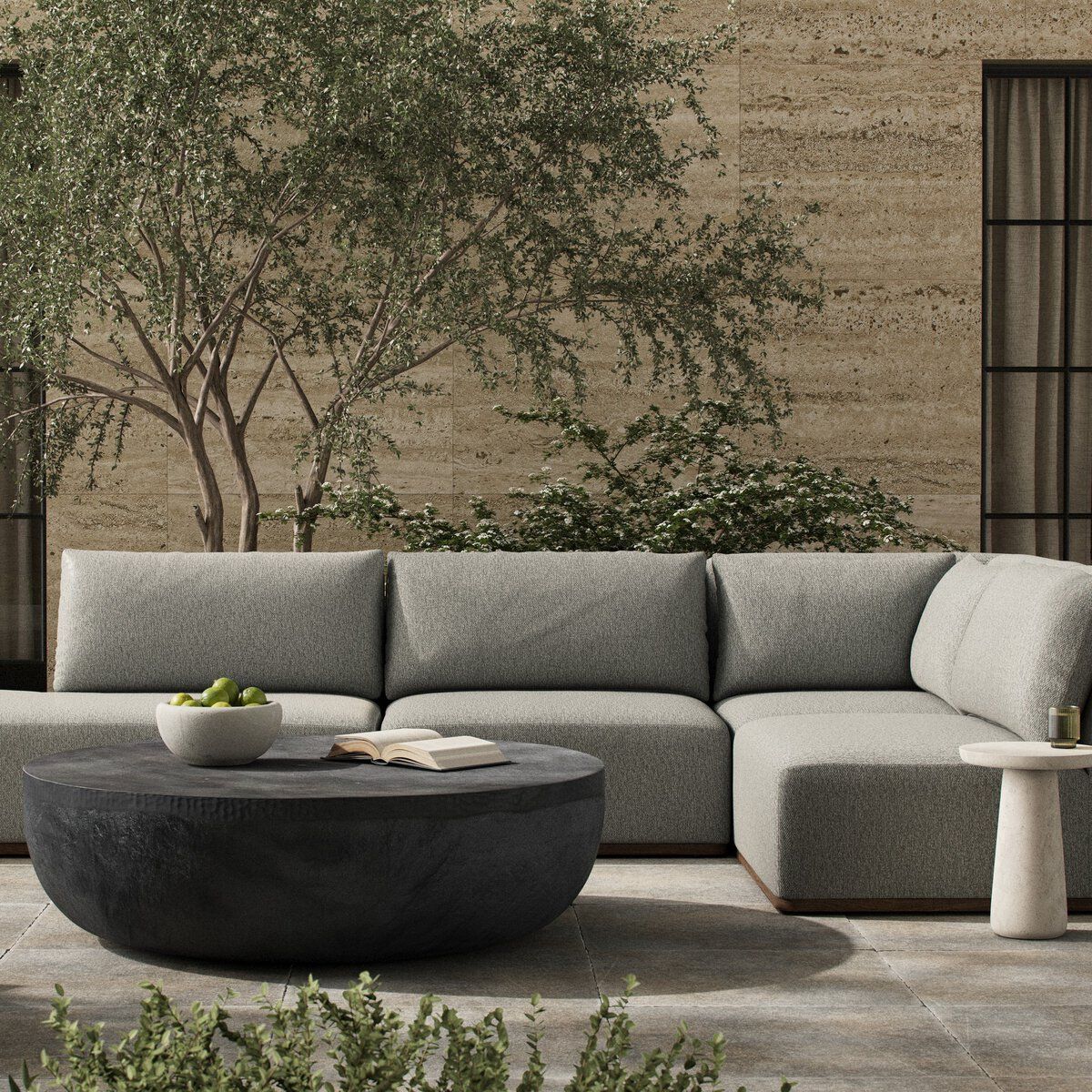 Adler Outdoor 4 Piece Sectional